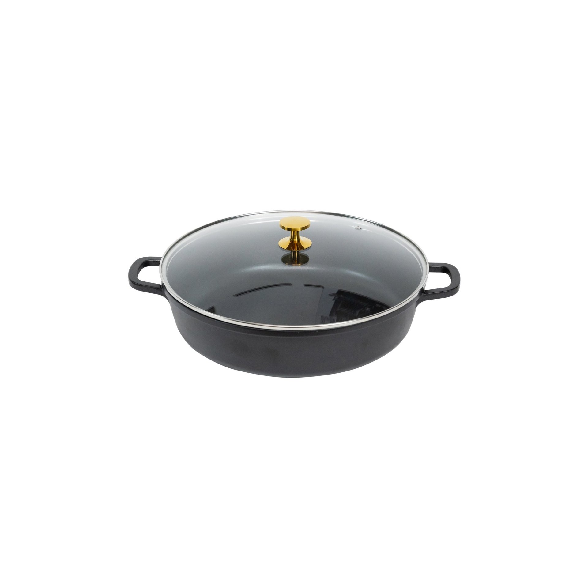 AluChef® Bräter, rund 32 cm / schwarz AluChef® Bräter, rund 32 cm / schwarz