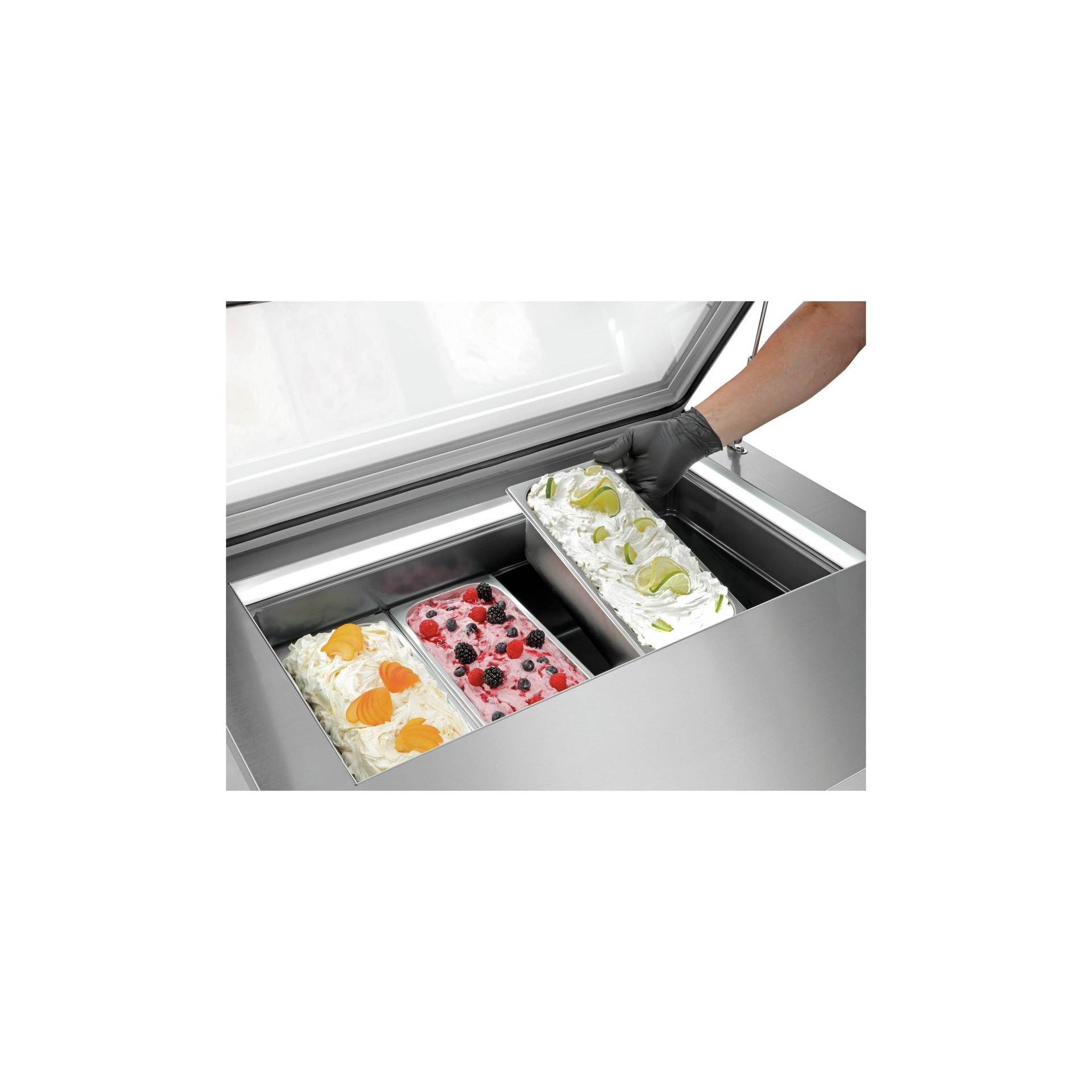 Eisvitrine 4x6,5L-F