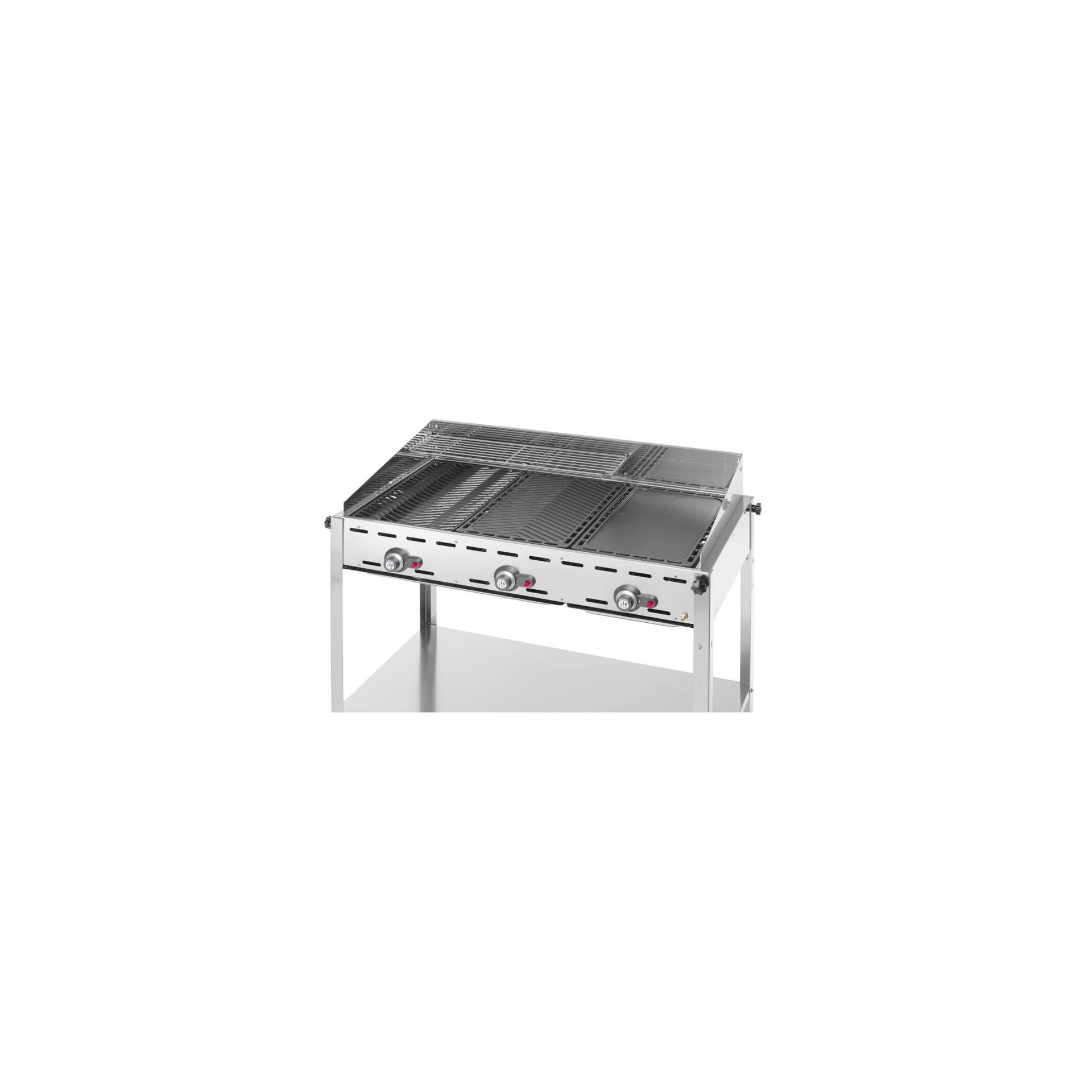 Grillsystem Green Fire mit 3 Brennern, Profi Line, 17,4kW, 1078x612x(H)825mm
