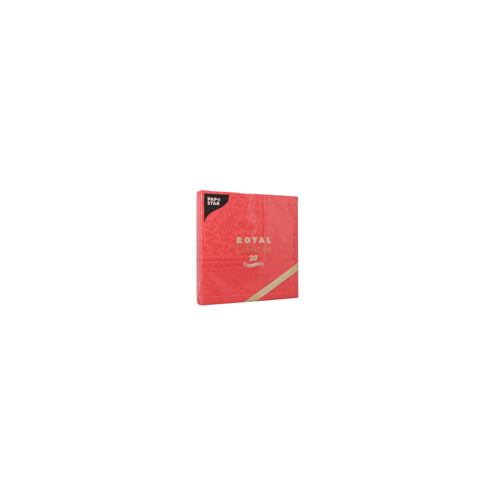 Servietten "ROYAL Collection" 1/4-Falz 40 cm x 40 cm rot "Ornaments" Servietten "ROYAL Collection" 1/4-Falz 40 cm x 40 cm rot "Ornaments"