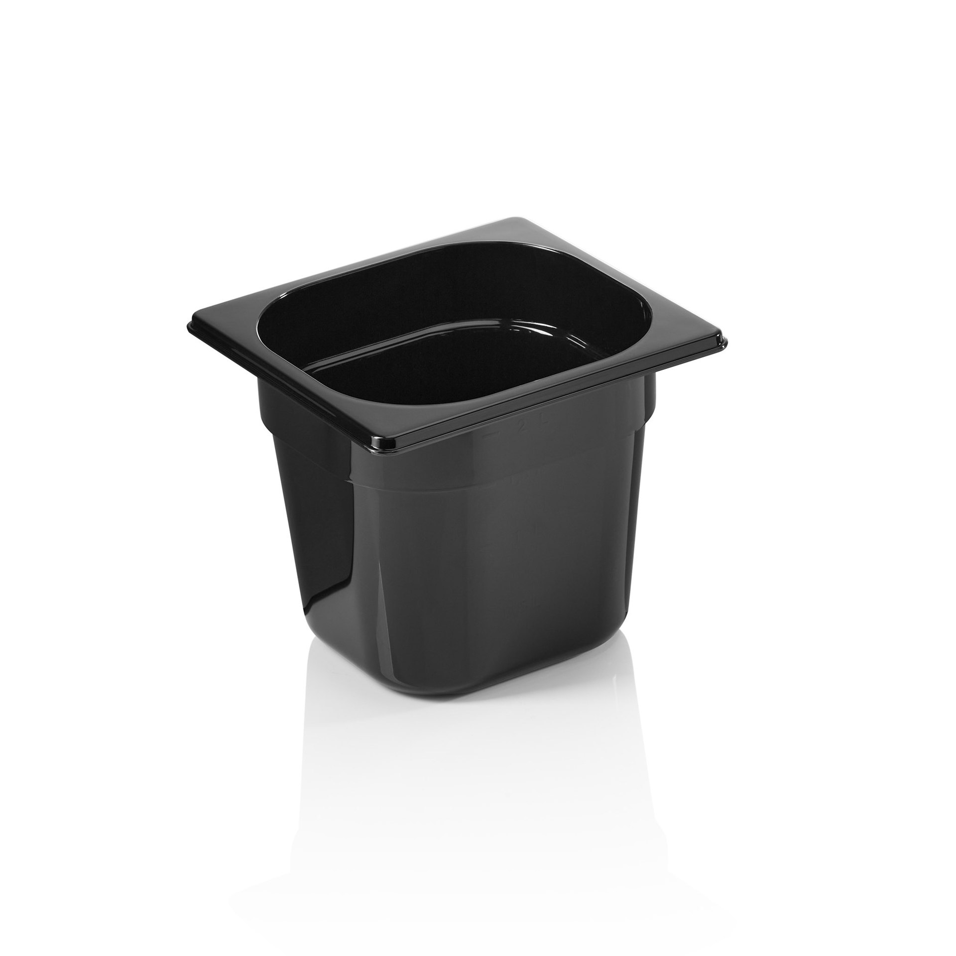GN Behälter GN 96 BLACK 1/6-150 mm, schwarz, Polycarbonat