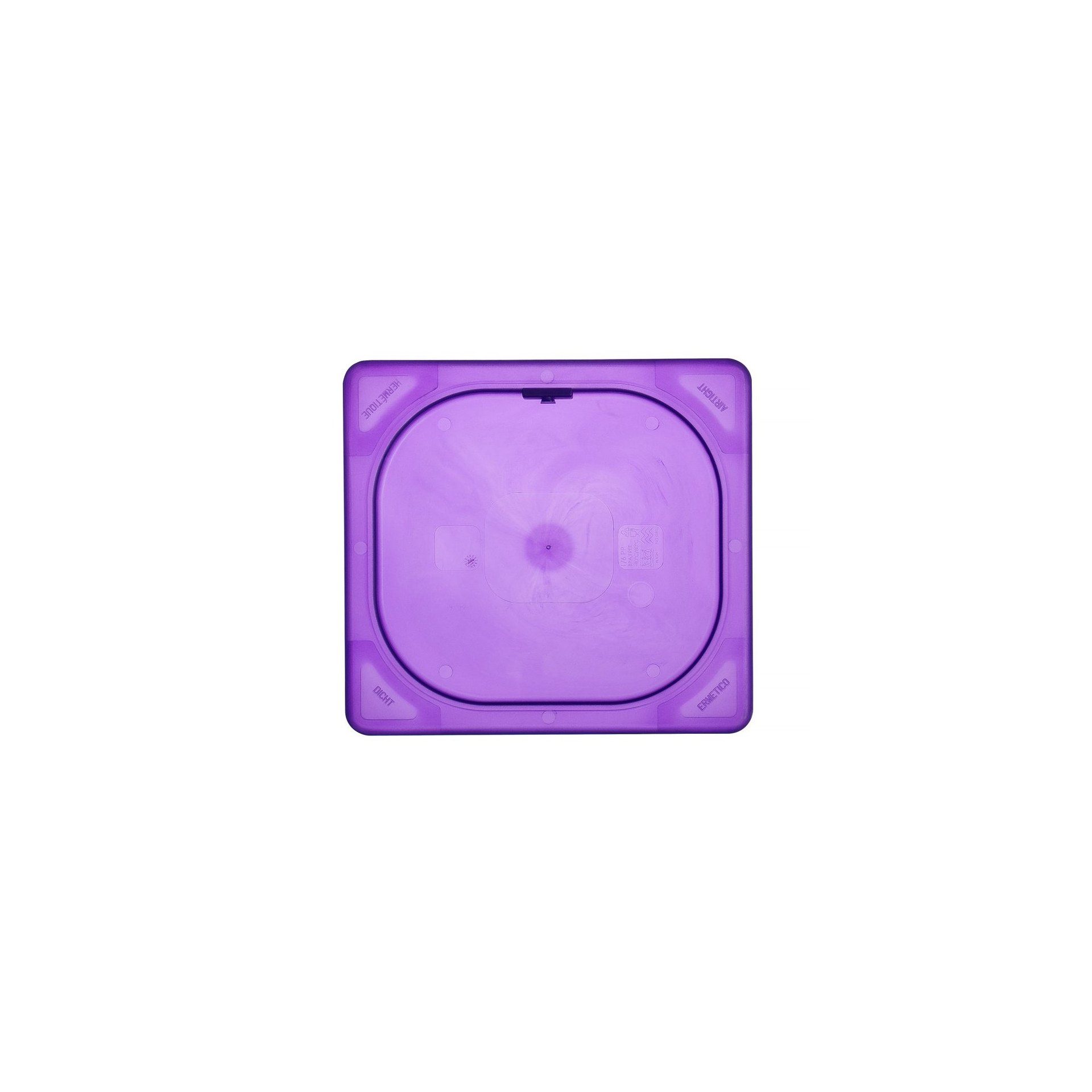 Gastronorm-Deckel violett, GN 1/6, Violett, 176x162mm Gastronorm-Deckel violett, GN 1/6, Violett, 176x162mm