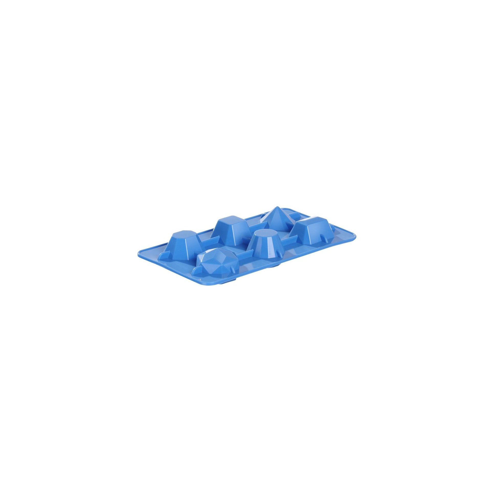 Eiswürfelform, edelsteinförmig, BarUp, Blau, 2 Stk., 190x105x(H)30mm Eiswürfelform, edelsteinförmig, BarUp, Blau, 2 Stk., 190x105x(H)30mm