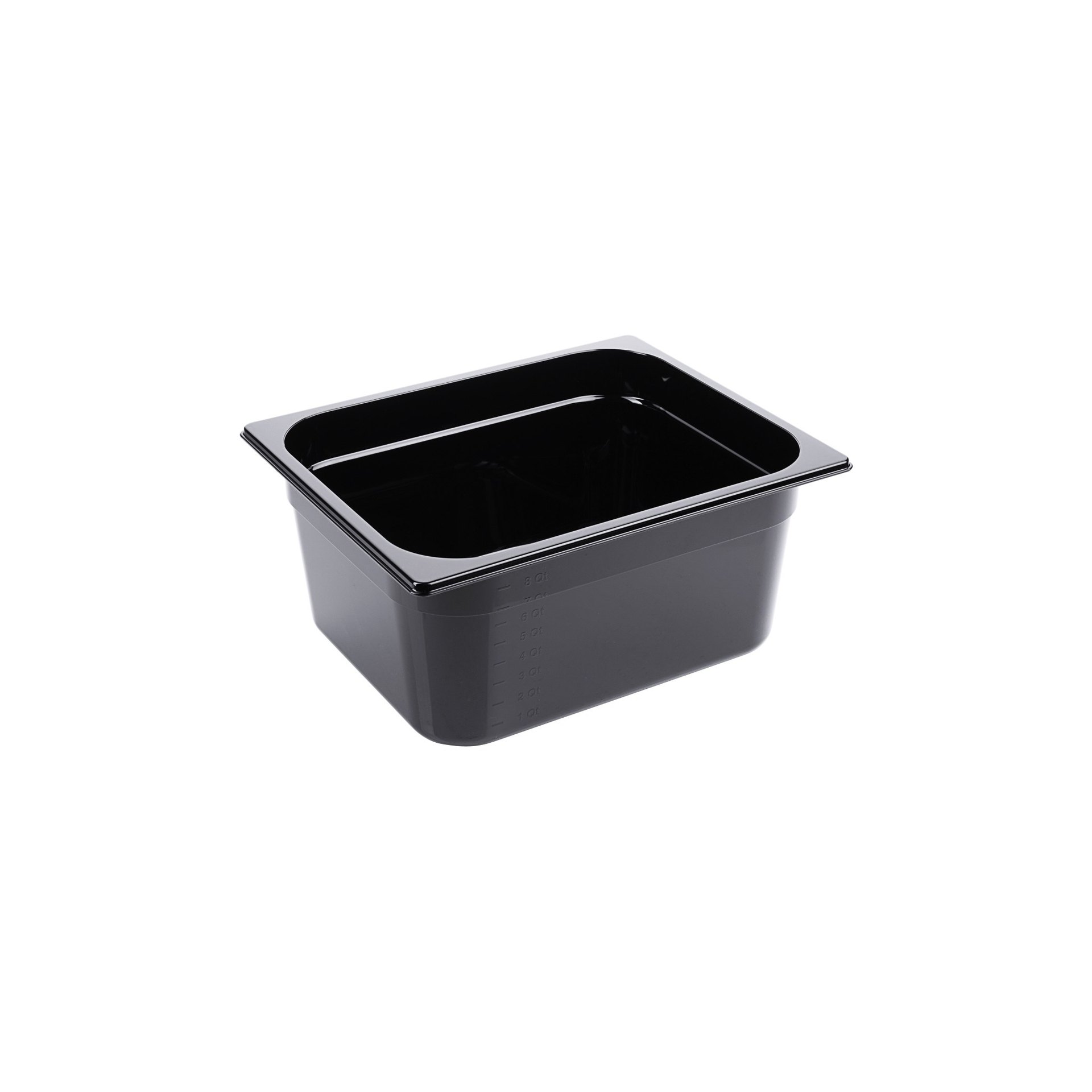 GN Behälter, schwarz 1/2 GN Behälter, schwarz 1/2