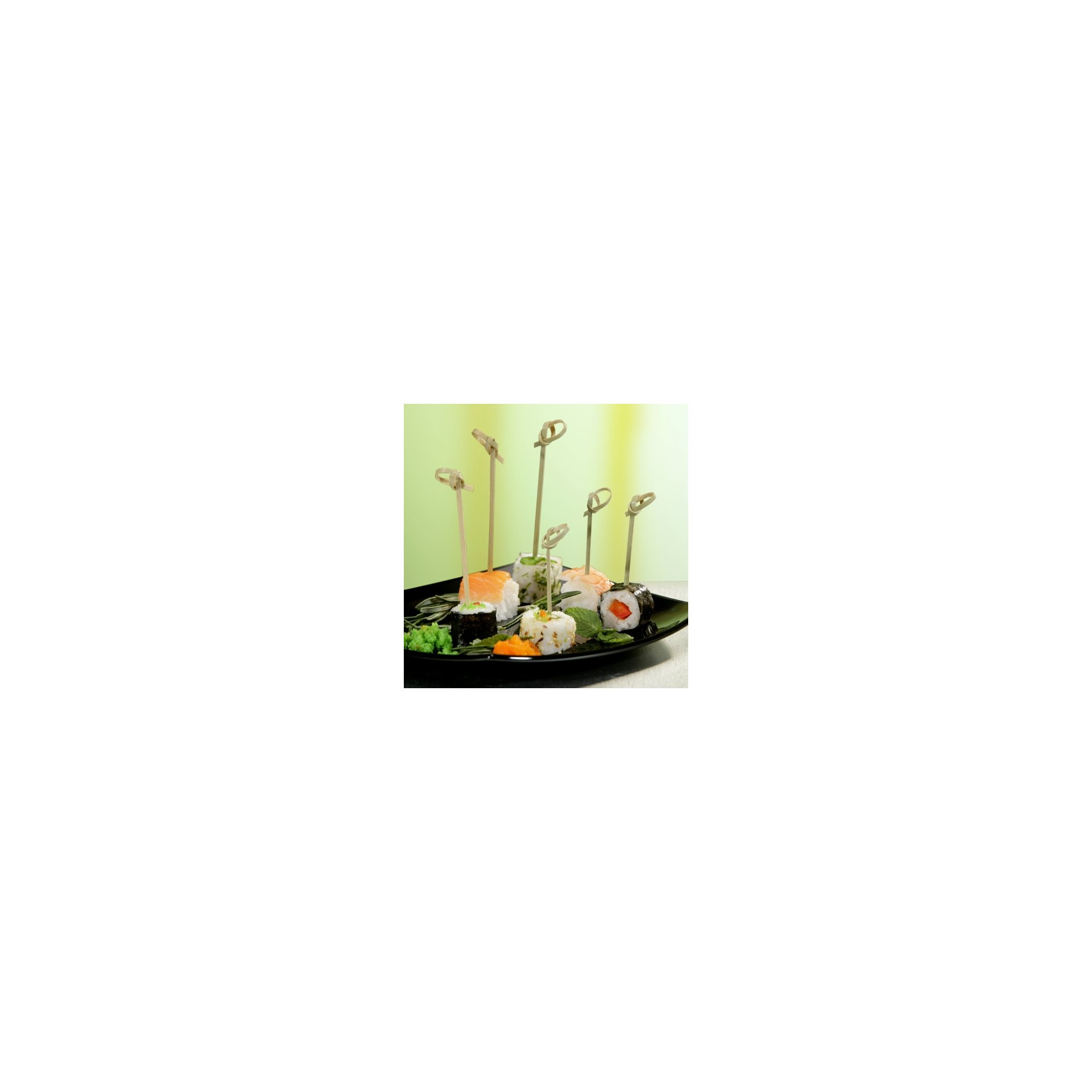 Fingerfood - Picker "pure" 10 cm "Knoten" Fingerfood - Picker "pure" 6 cm "Knoten"