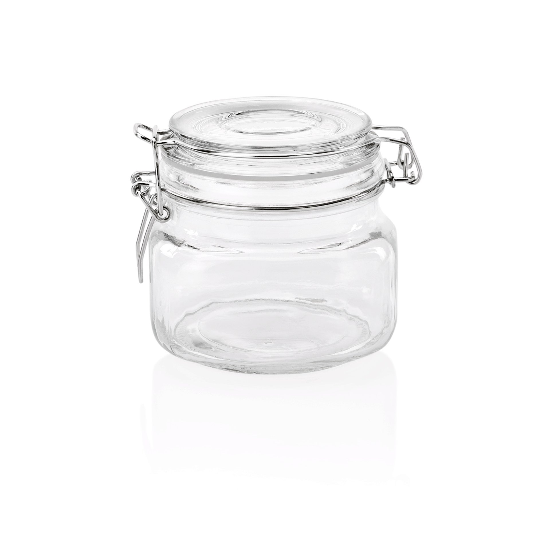 Bügelverschlussglas 500 ml, Ø 11 cm, (H) 10 cm Bügelverschlussglas 500 ml, Ø 11 cm, (H) 10 cm