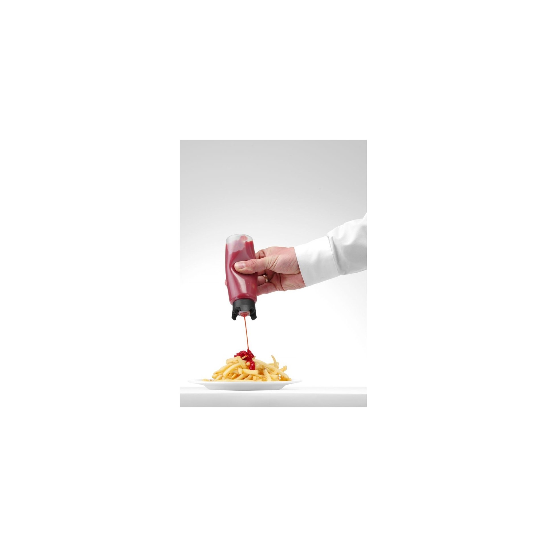 Spenderflasche, tropffrei, designed by Robert Bronwasser, 0,23L, ⌀50x(H)160mm Spenderflasche, tropffrei, designed by Robert Bronwasser, 0,23L, ⌀50x(H)160mm