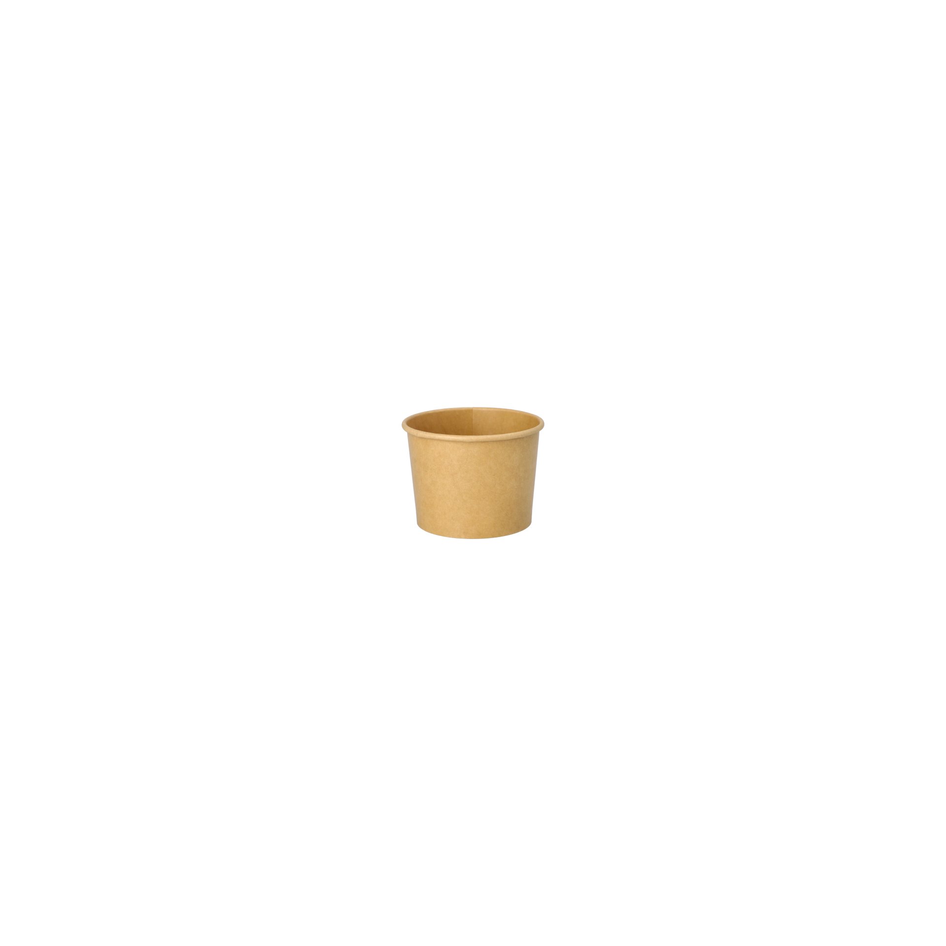 Eisbecher, Pappe rund 250 ml Ø 9,5 cm · 6,2 cm braun