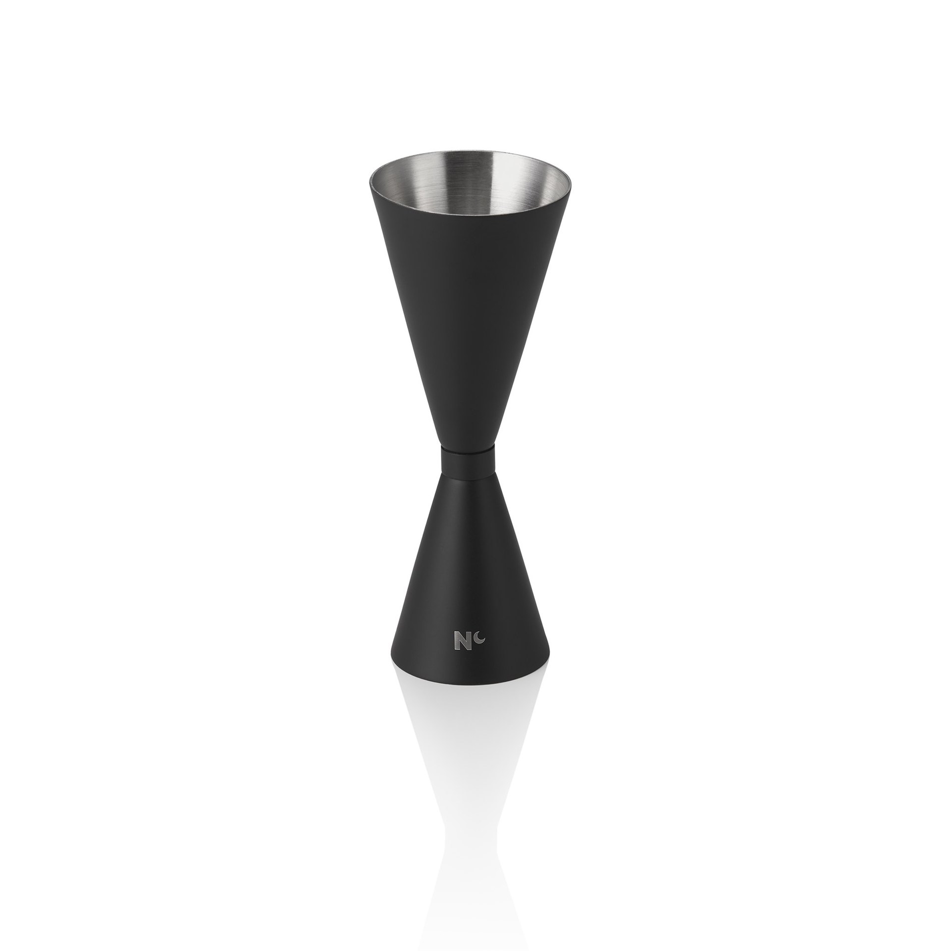 Slim Jigger NOCTURN, 3/6 cl, Ø 5 cm, Höhe 13 cm, schwarz matt