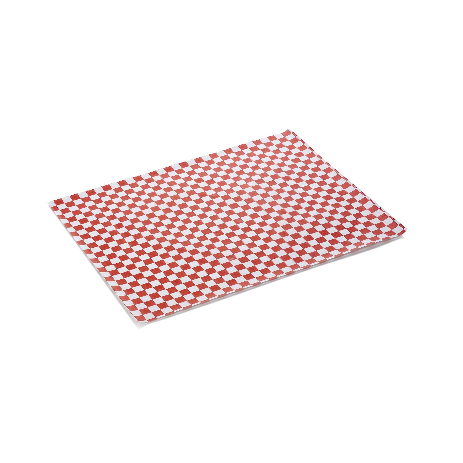 Burgerpapier Rot Weiss Set WRAP & GO, 28 x 34, Set á 1000 Stück, Fettpapier