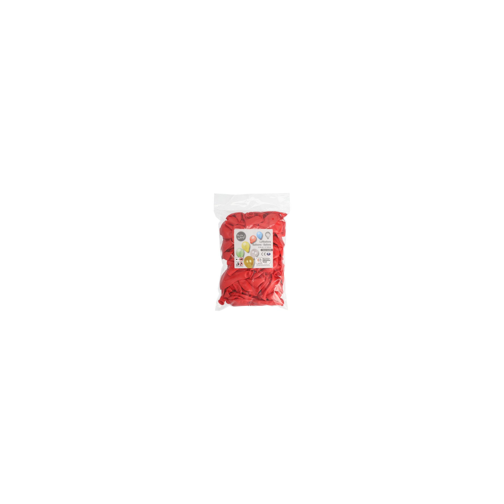 Luftballons Ø 25 cm rot