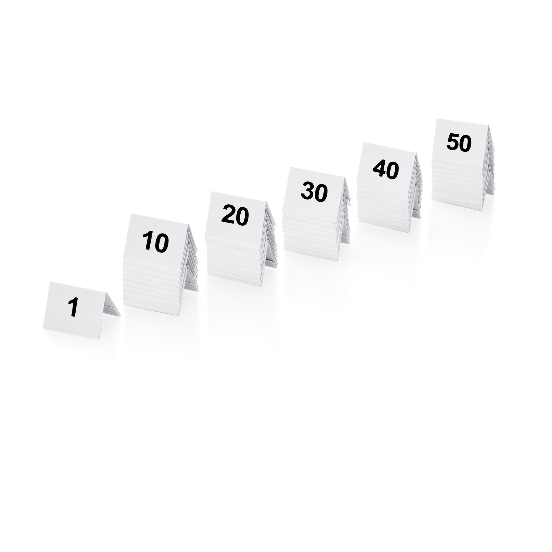 Tischnummernschild Set 5 x 3,5 x 3,5 cm Tischnummernschild Set 5 x 3,5 x 3,5 cm