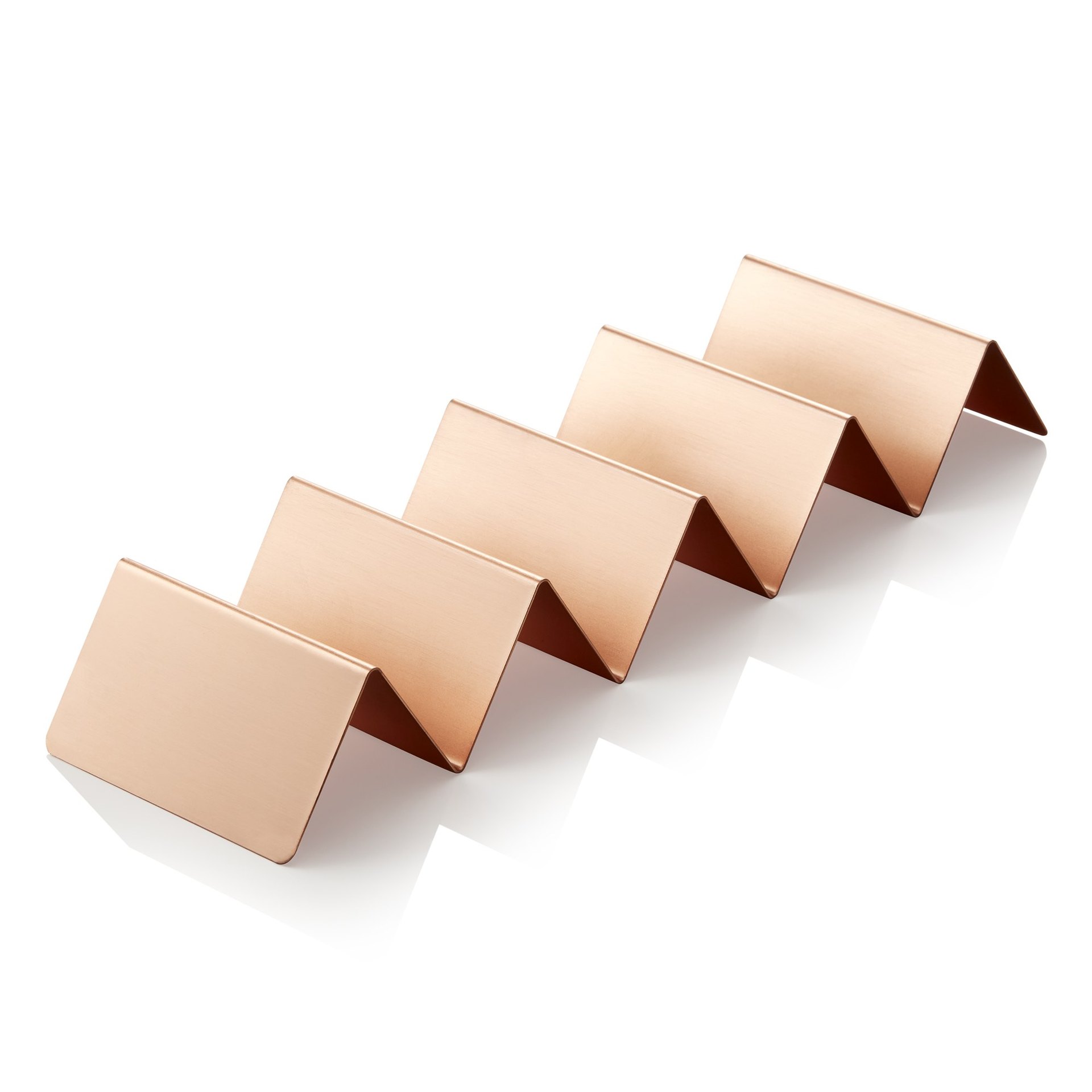 Snackpresenter mit 4 Ablagen, 35 x 10 x 5 cm, kupferfarben, Edelstahl Snackpresenter mit 4 Ablagen, 35 x 10 x 5 cm, kupferfarben, Edelstahl