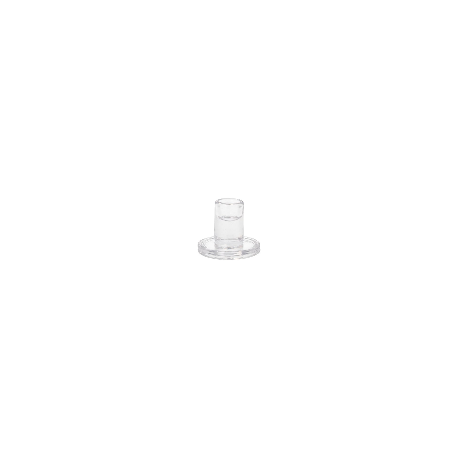 Kerzenhalter Glas Ø 6,6 cm · 5,8 cm
