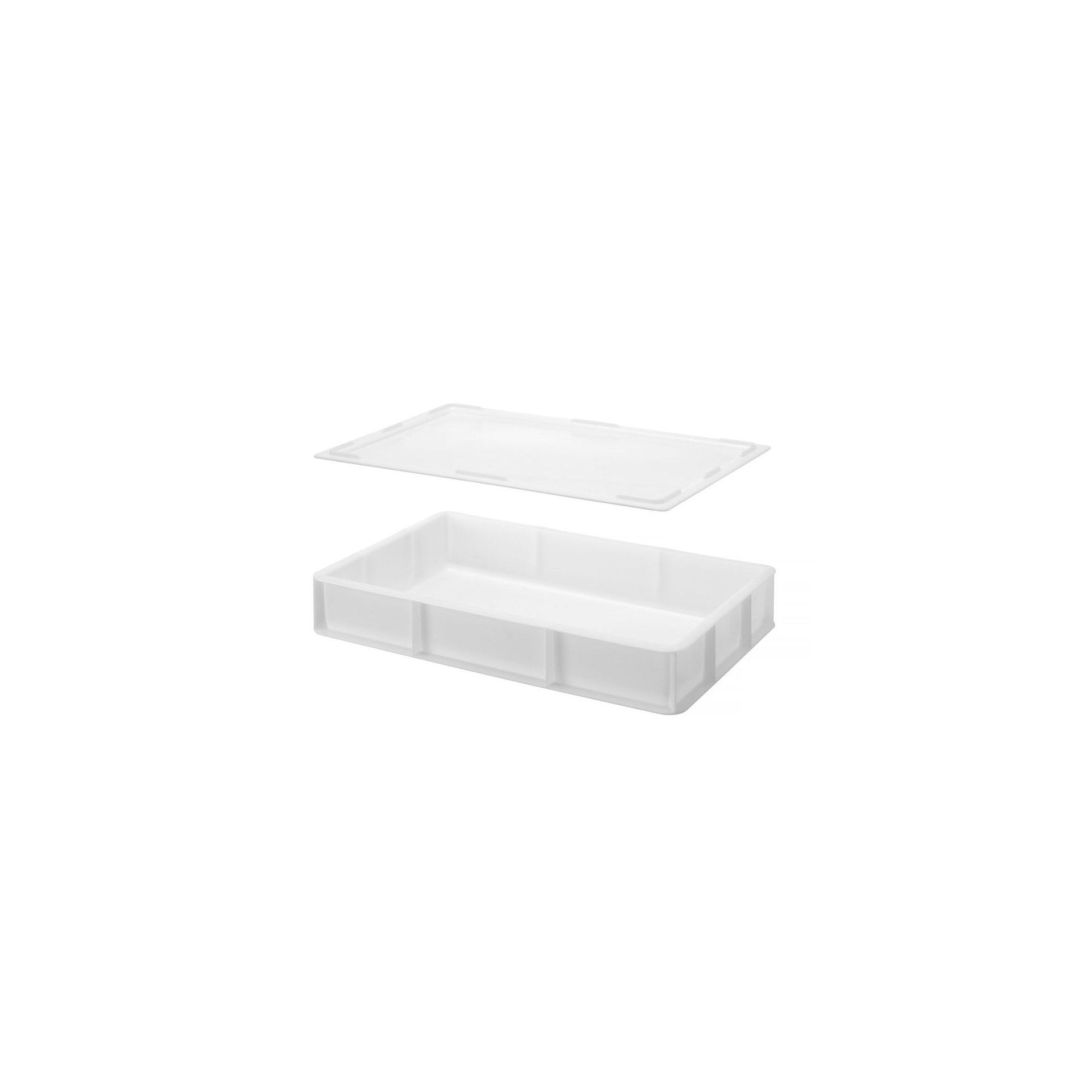 Deckel für Pizzateigbox GN 1/1, GN 1/1, Weiß, 530x325x(H)20mm
