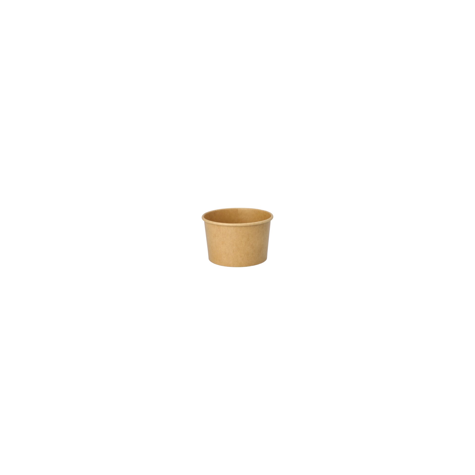 Eisbecher, Pappe rund 200 ml Ø 9,5 cm · 6 cm braun Eisbecher, Pappe rund 200 ml Ø 9,5 cm · 6 cm braun