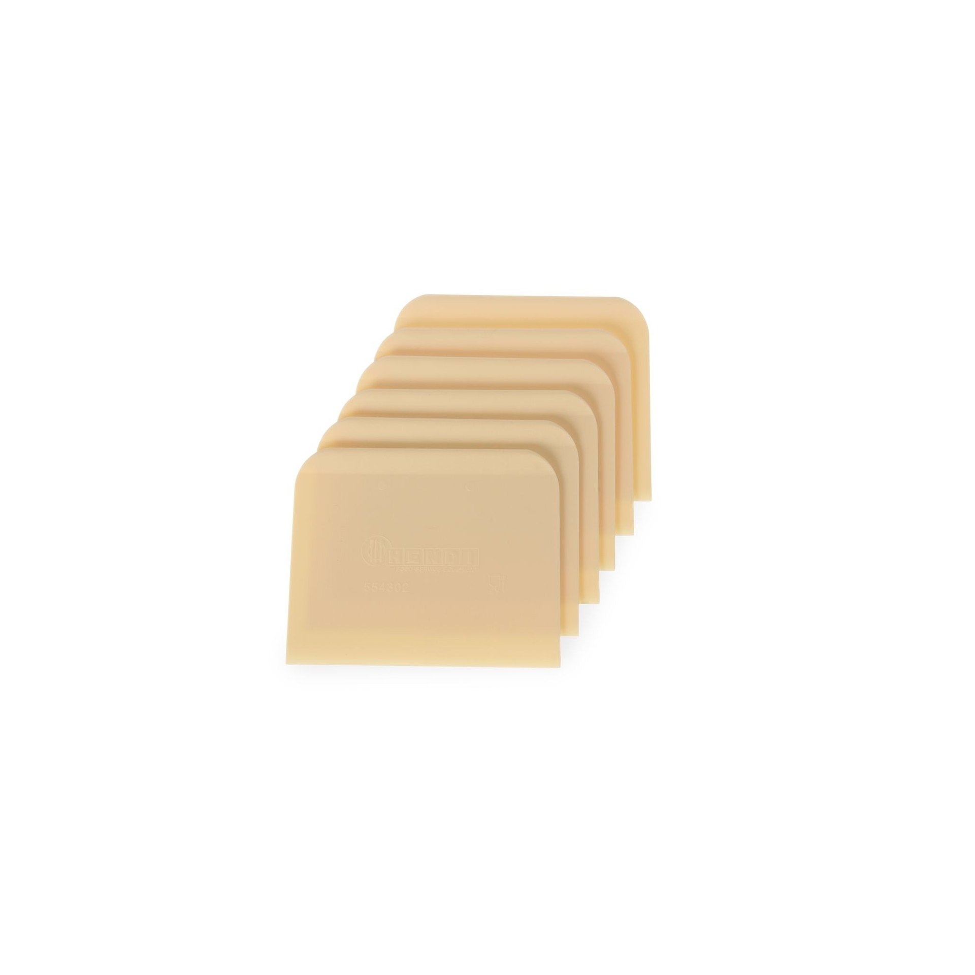 Teigschaber - 6 Stk., 6 Stk., 120x96mm Teigschaber - 6 Stk., 6 Stk., 120x96mm