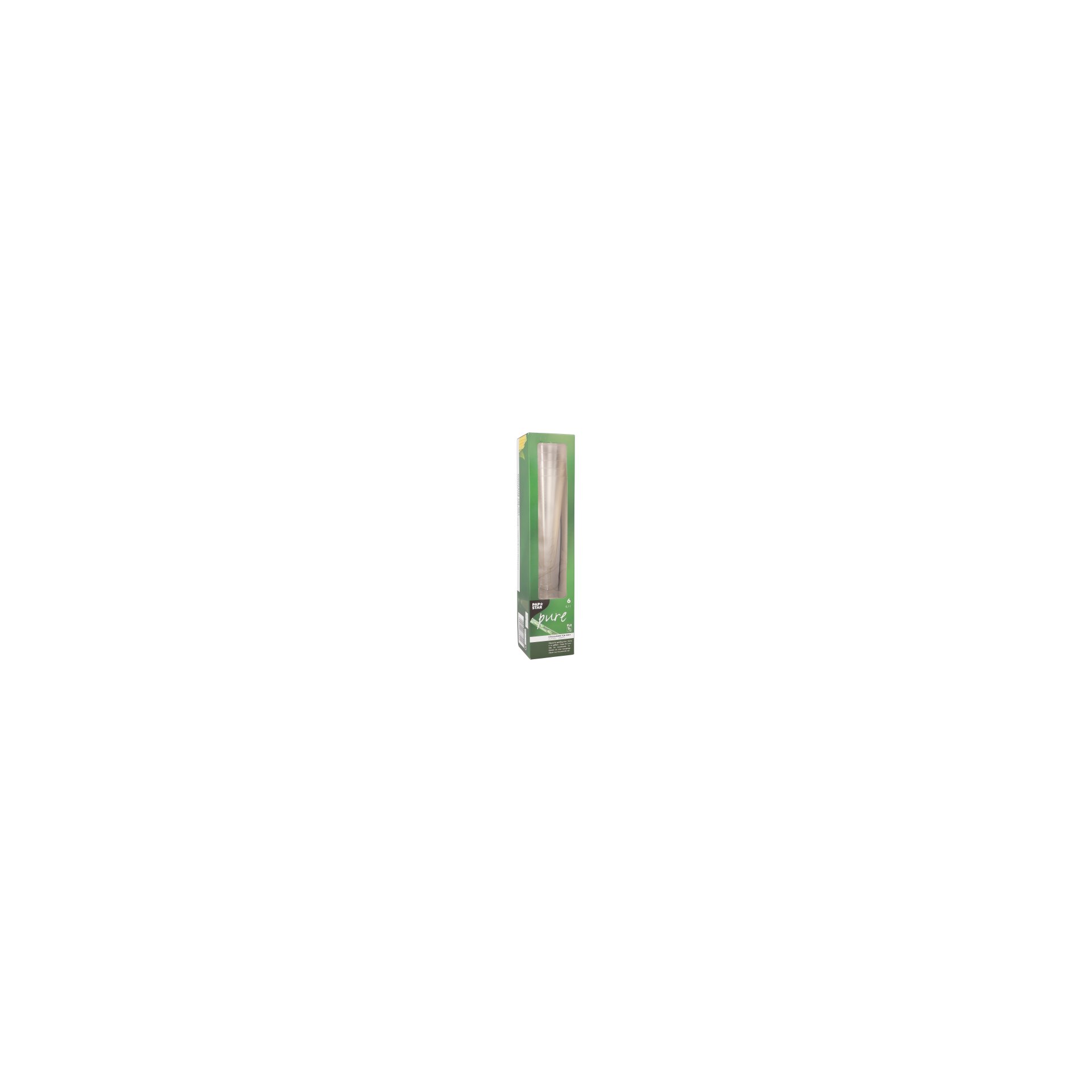 Stiel-Gläser für Sekt, PLA "pure" 0,1 l Ø 5,5 cm · 16,5 cm glasklar mit glasklarem Fuß