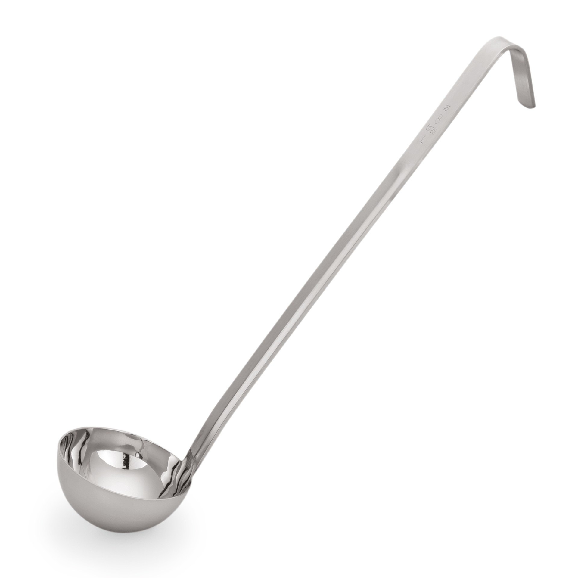 Schöpfkelle 0,1 L, Ø 6,5 cm, (L) 30 cm Schöpfkelle 1 L, Ø 16 cm, (L) 47cm