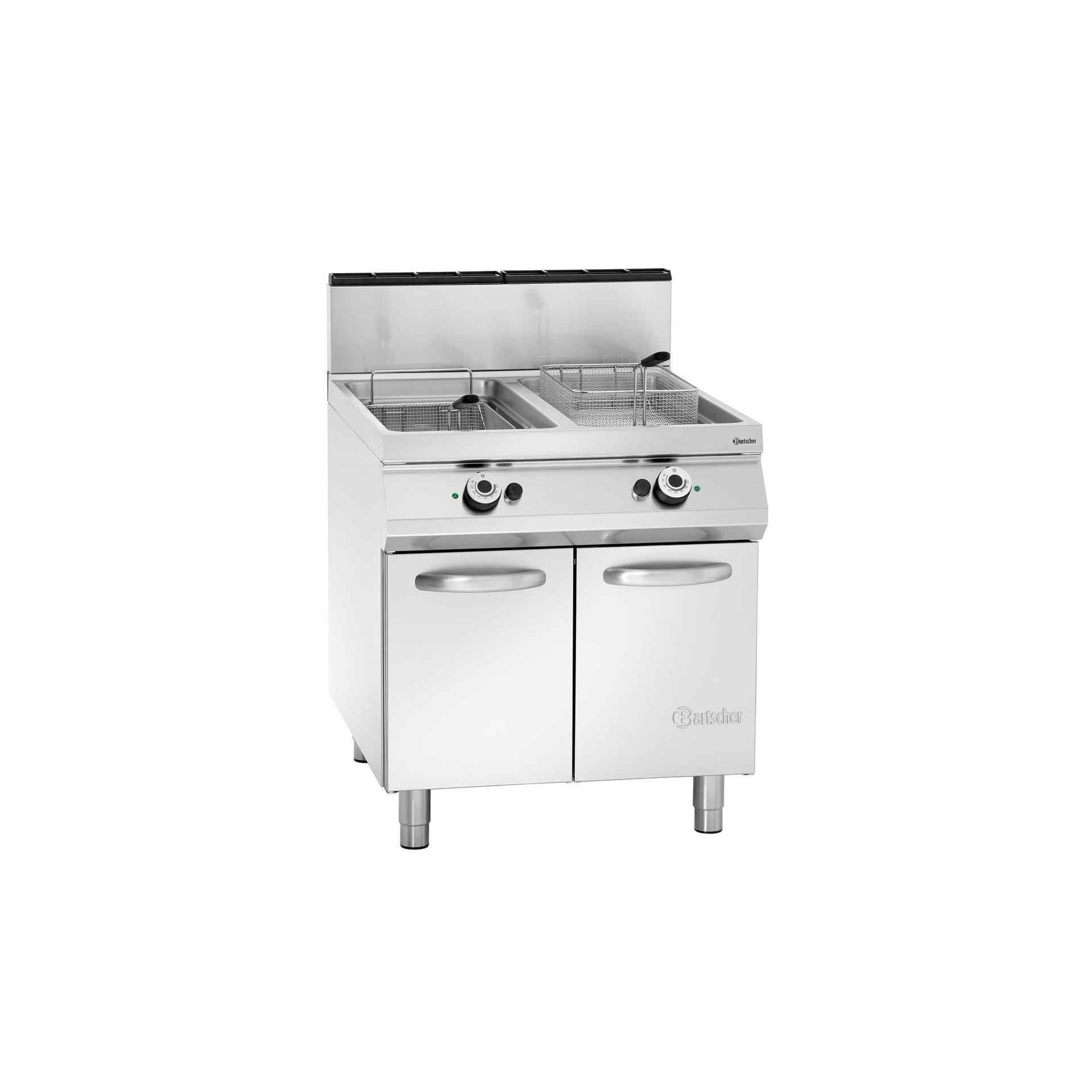 Gas-Standfritteuse, 2 Becken Gas-Standfritteuse, 2 Becken
