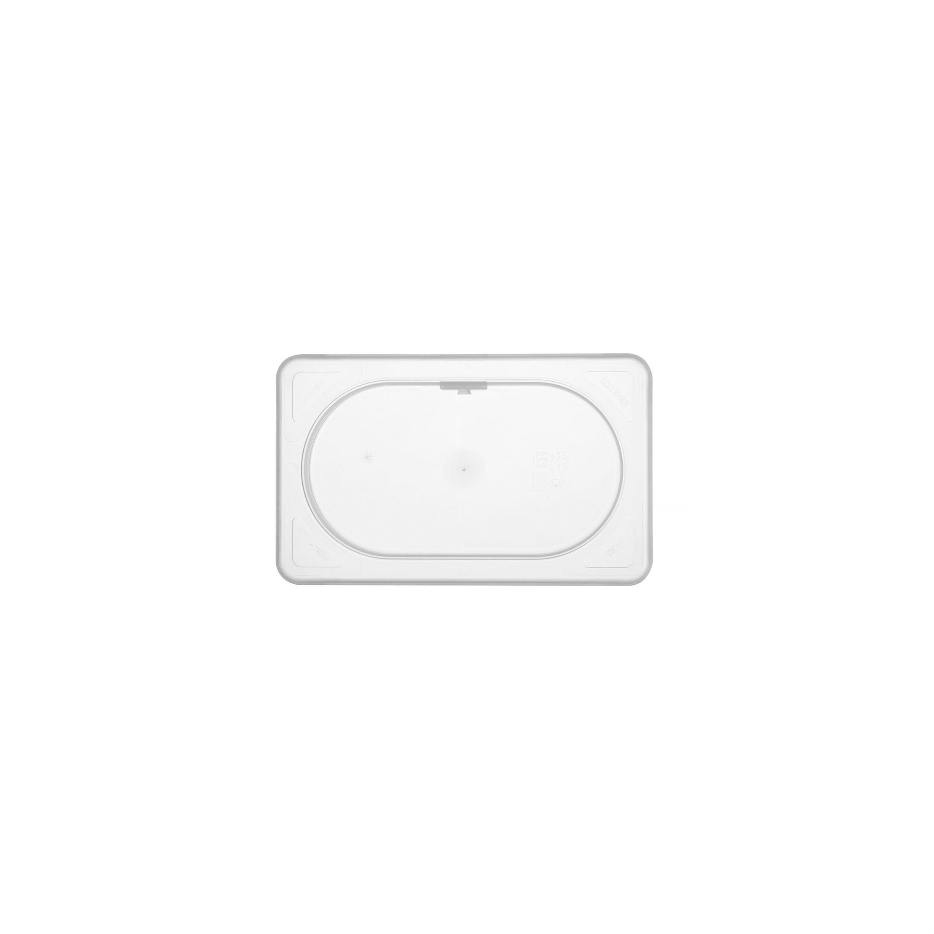 Gastronorm-Deckel, GN 1/9, Transparent, 176x108mm Gastronorm-Deckel, GN 1/9, Transparent, 176x108mm