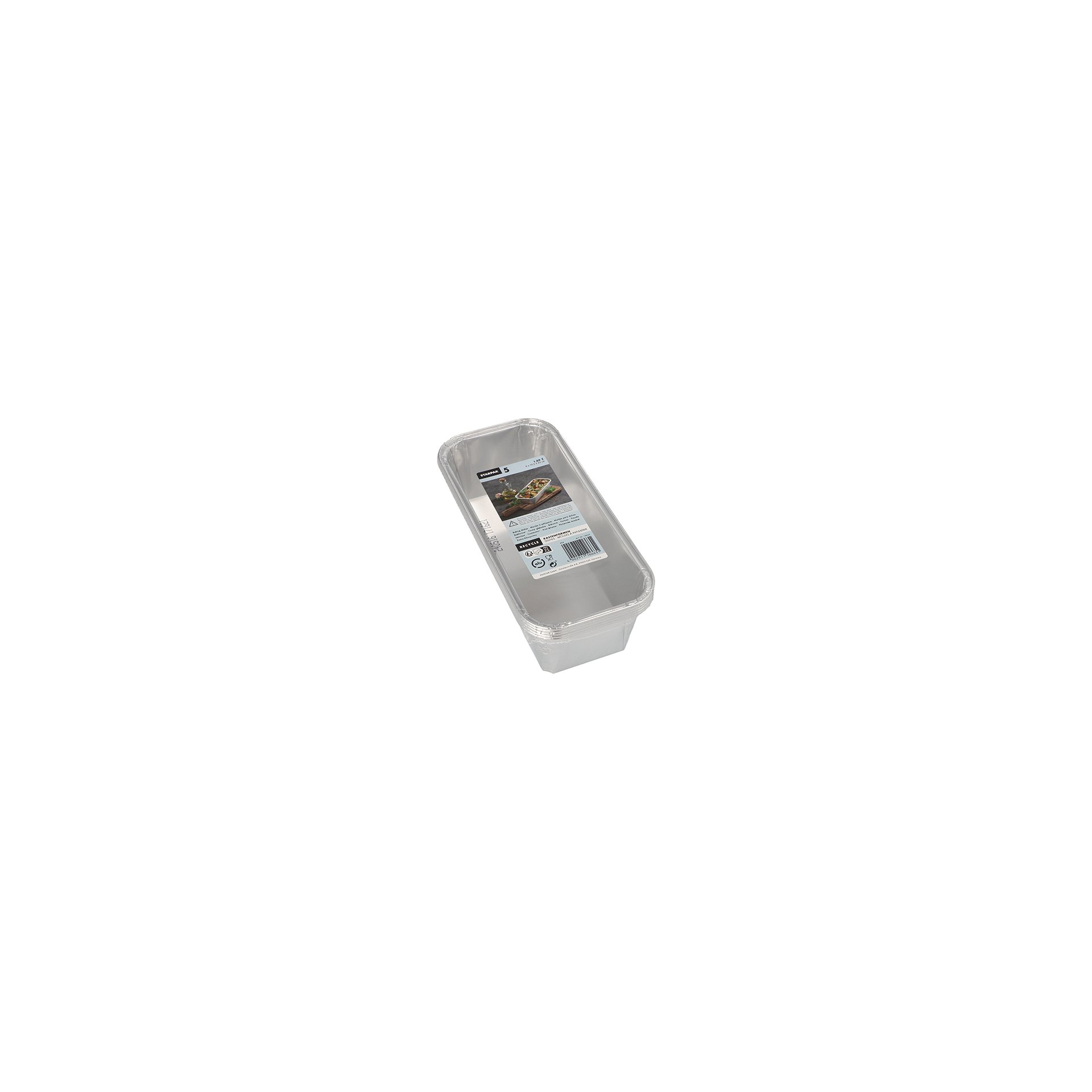 Kastenformen, Alu eckig 1,09 l 6 cm x 10,2 cm x 23 cm Kastenformen, Alu eckig 1,09 l 6 cm x 10,2 cm x 23 cm