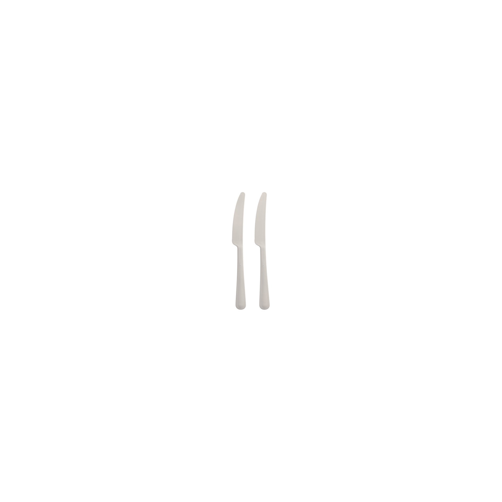 "Circulware" Mehrweg-Messer PP-MF 19,7 cm weiss "Gaia" extra stabil