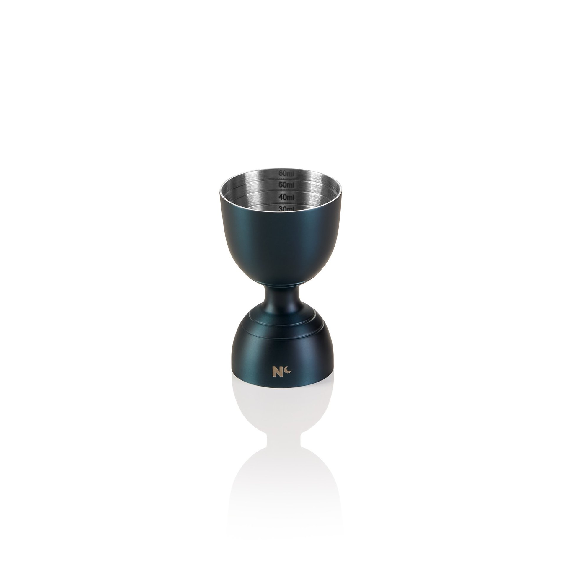 Jigger Rim Bell NOCTURN, Ø 5 cm, Höhe 8 cm, blau matt Jigger Rim Bell NOCTURN, Ø 5 cm, Höhe 8 cm, blau matt