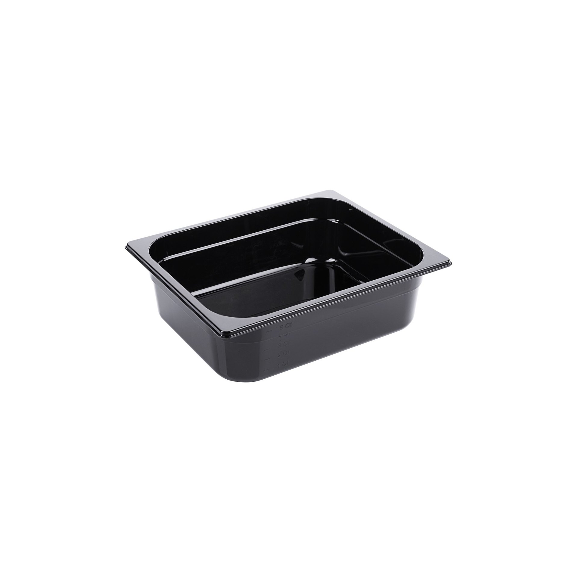 GN Behälter, schwarz 1/2 GN Behälter, schwarz 1/2