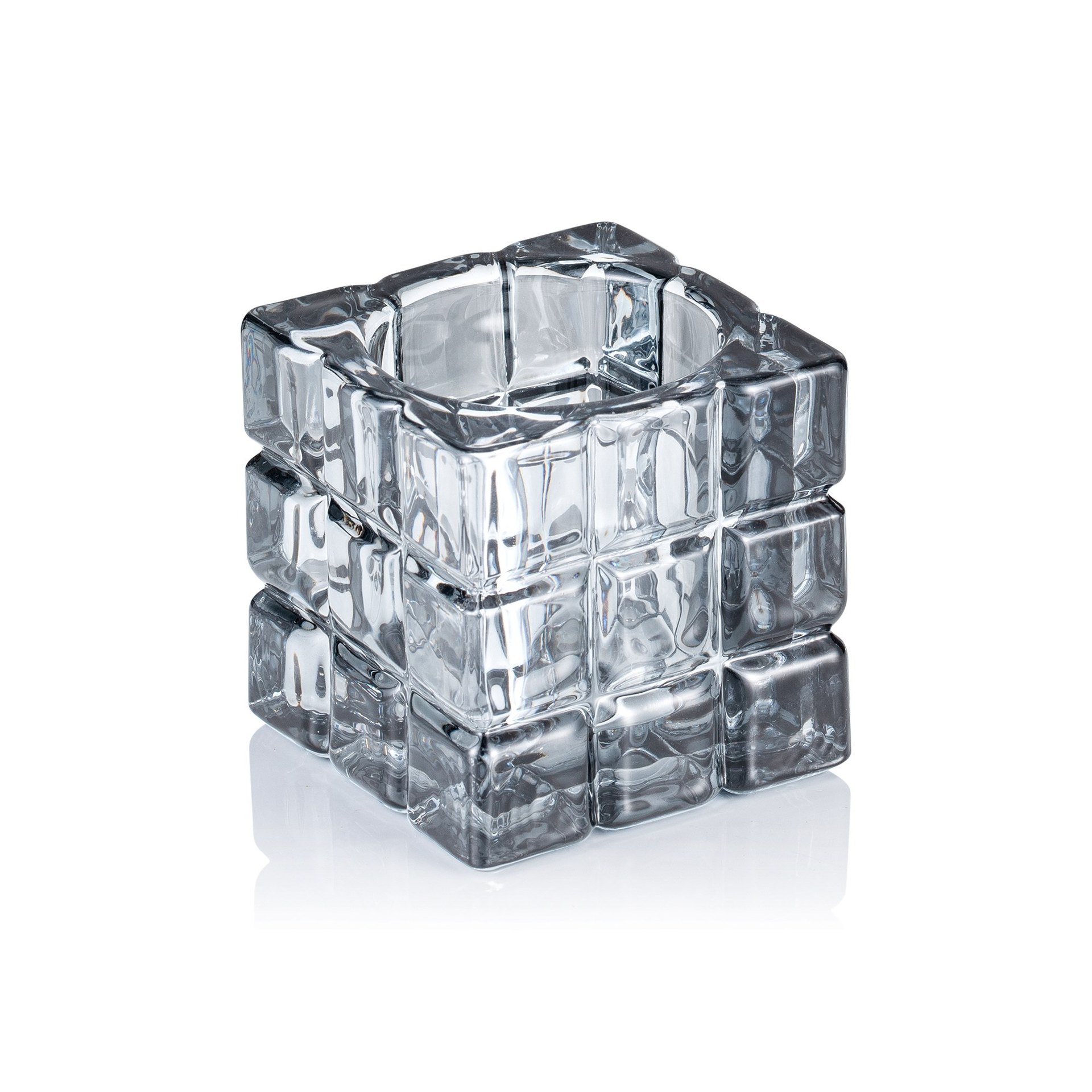 Cube Smoke Grey YUYU, 6,5 x 6,5 x 6,5 cm