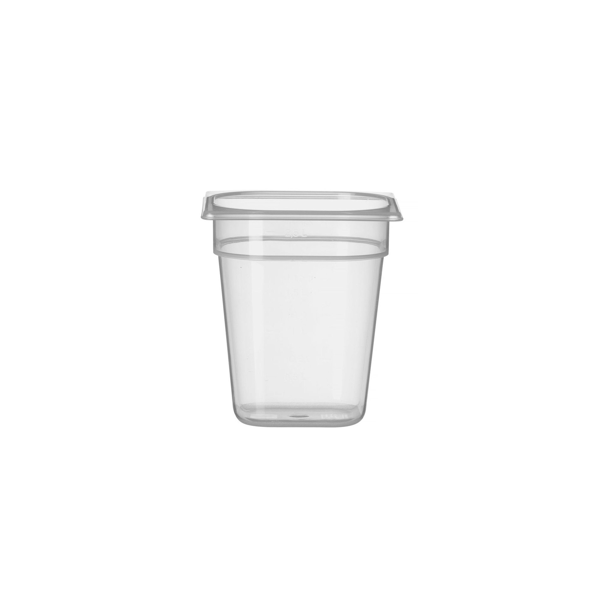 Gastronorm-Behälter 1/6, Profi Line, GN 1/6, 3,4L, Transparent, 176x162x(H)200mm Gastronorm-Behälter 1/6, Profi Line, GN 1/6, 3,4L, Transparent, 176x162x(H)200mm
