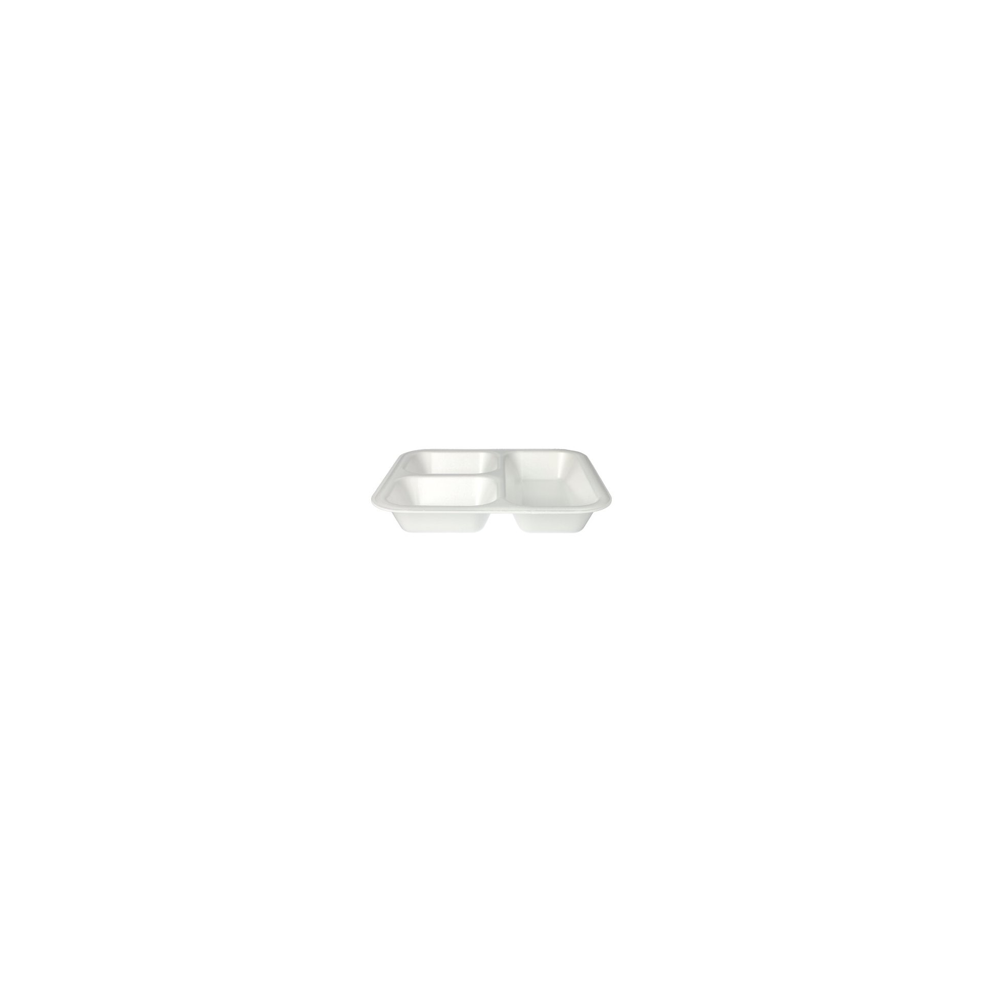Siegelschalen, XPS 3-geteilt 1350 ml 4,2 cm x 24,5 cm x 26,5 cm weiss laminiert Siegelschalen, XPS 3-geteilt 1350 ml 4,2 cm x 24,5 cm x 26,5 cm weiss laminiert