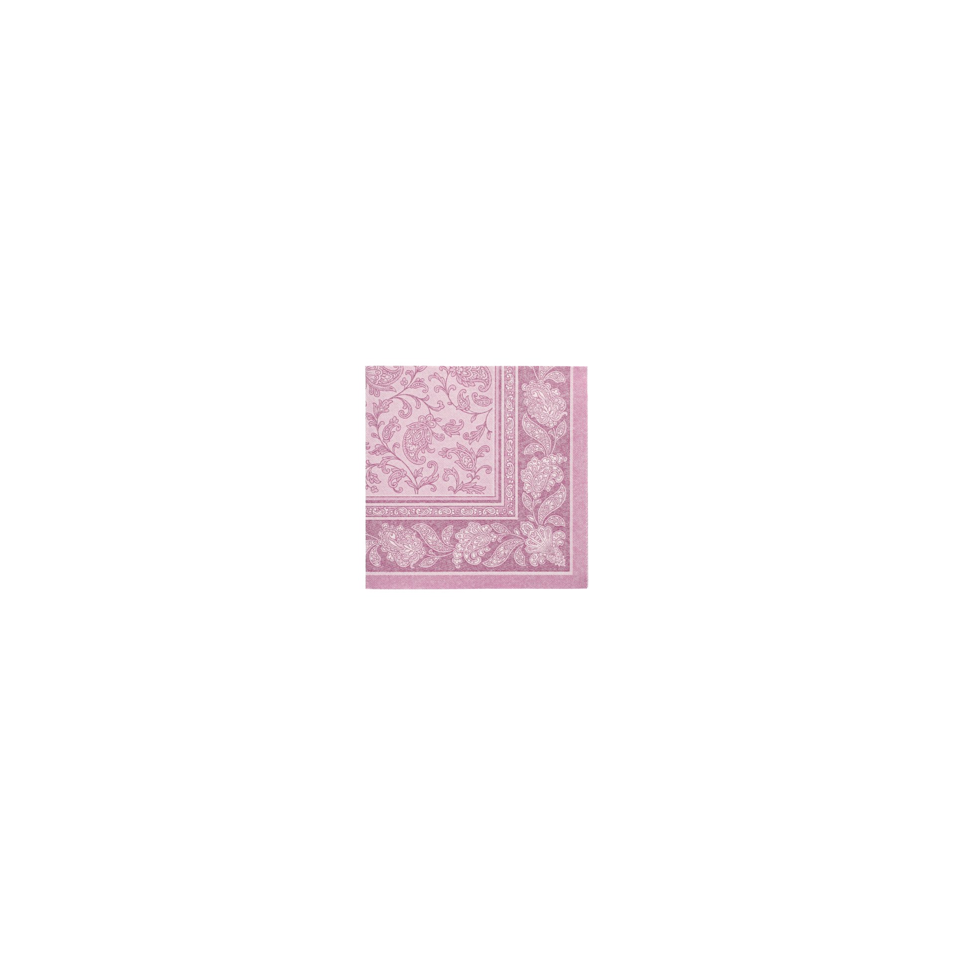 Servietten "ROYAL Collection" 1/4-Falz 40 cm x 40 cm lila "Ornaments"