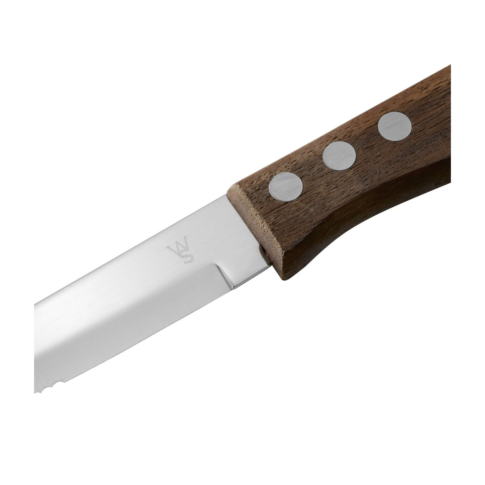 Steakmesser Set, mit Pakkaholzgriff, 25 cm