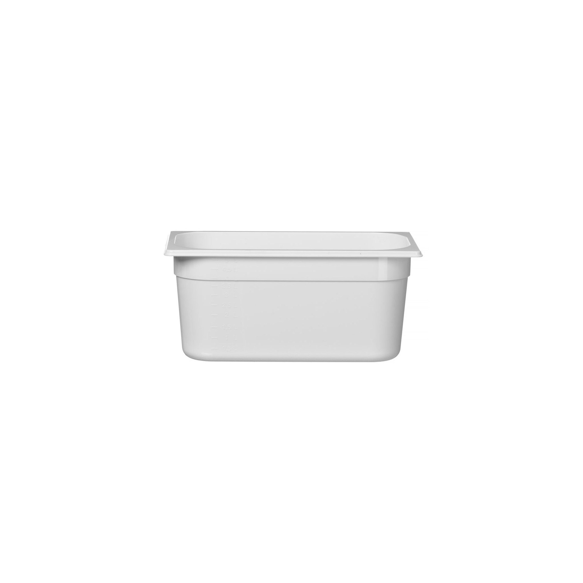 Gastronorm-Behälter 1/3, GN 1/3, 5,7L, Weiß, 325x176x(H)150mm Gastronorm-Behälter 1/3, GN 1/3, 5,7L, Weiß, 325x176x(H)150mm