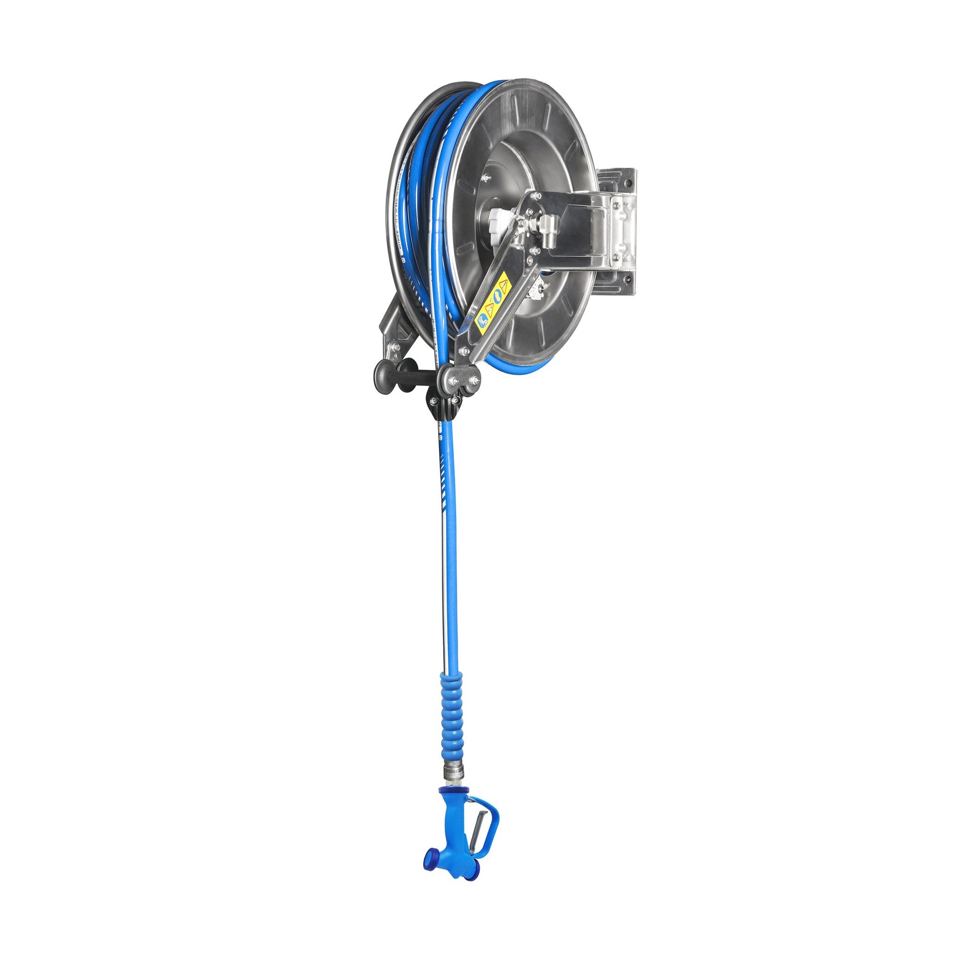 Schlauchhaspel + Schlauch (15m) + Pistole, Modell BENJAMIN