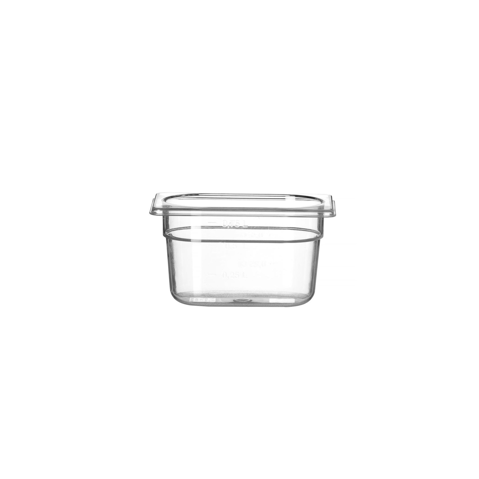 Gastronorm-Behälter 1/9, Profi Line, GN 1/9, 1L, Transparent, 176x108x(H)100mm