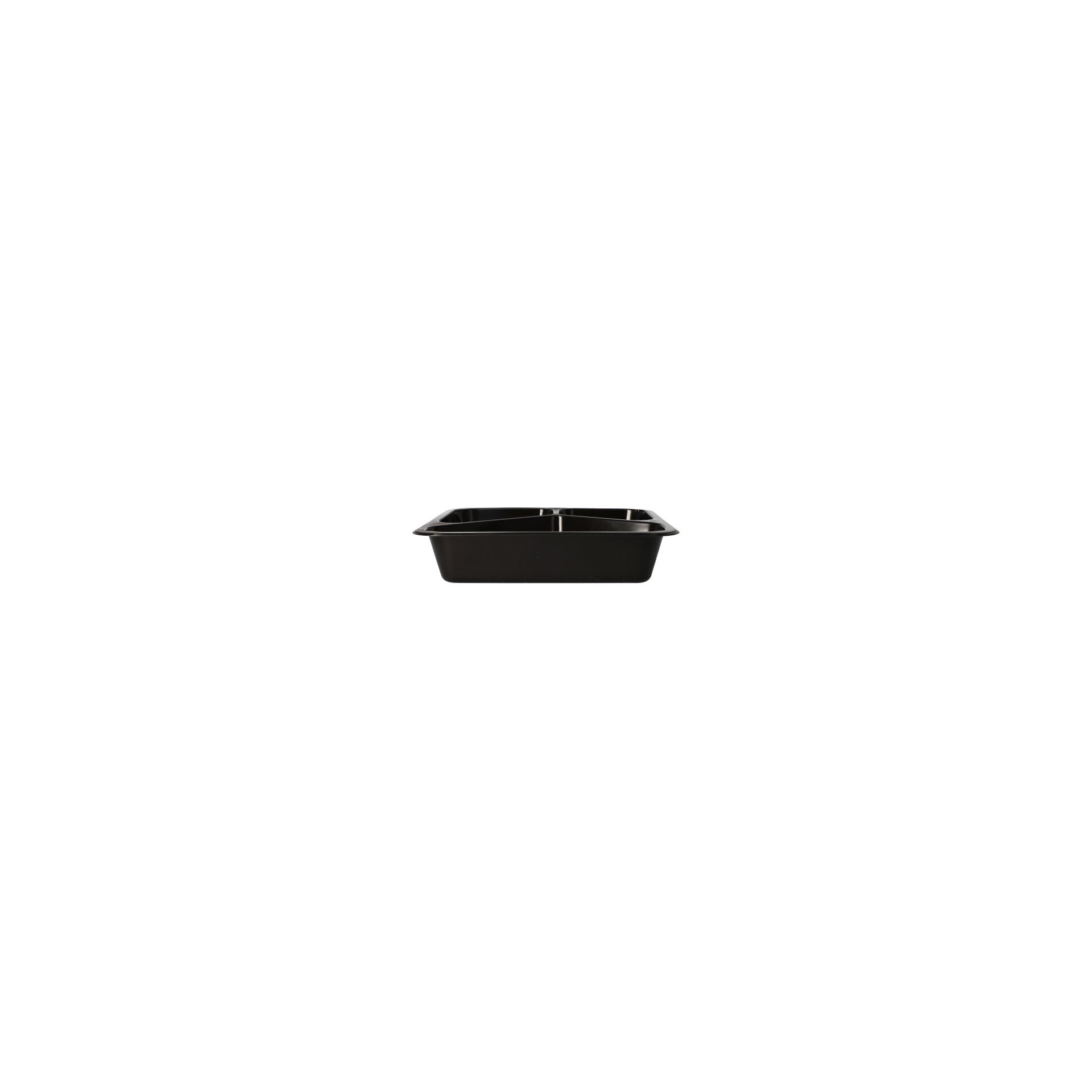 Mikrowellenschalen, PP 3-geteilt 1095 ml 4,9 cm x 22,7 cm x 17,8 cm schwarz Mikrowellenschalen, PP 3-geteilt 1095 ml 4,9 cm x 22,7 cm x 17,8 cm schwarz