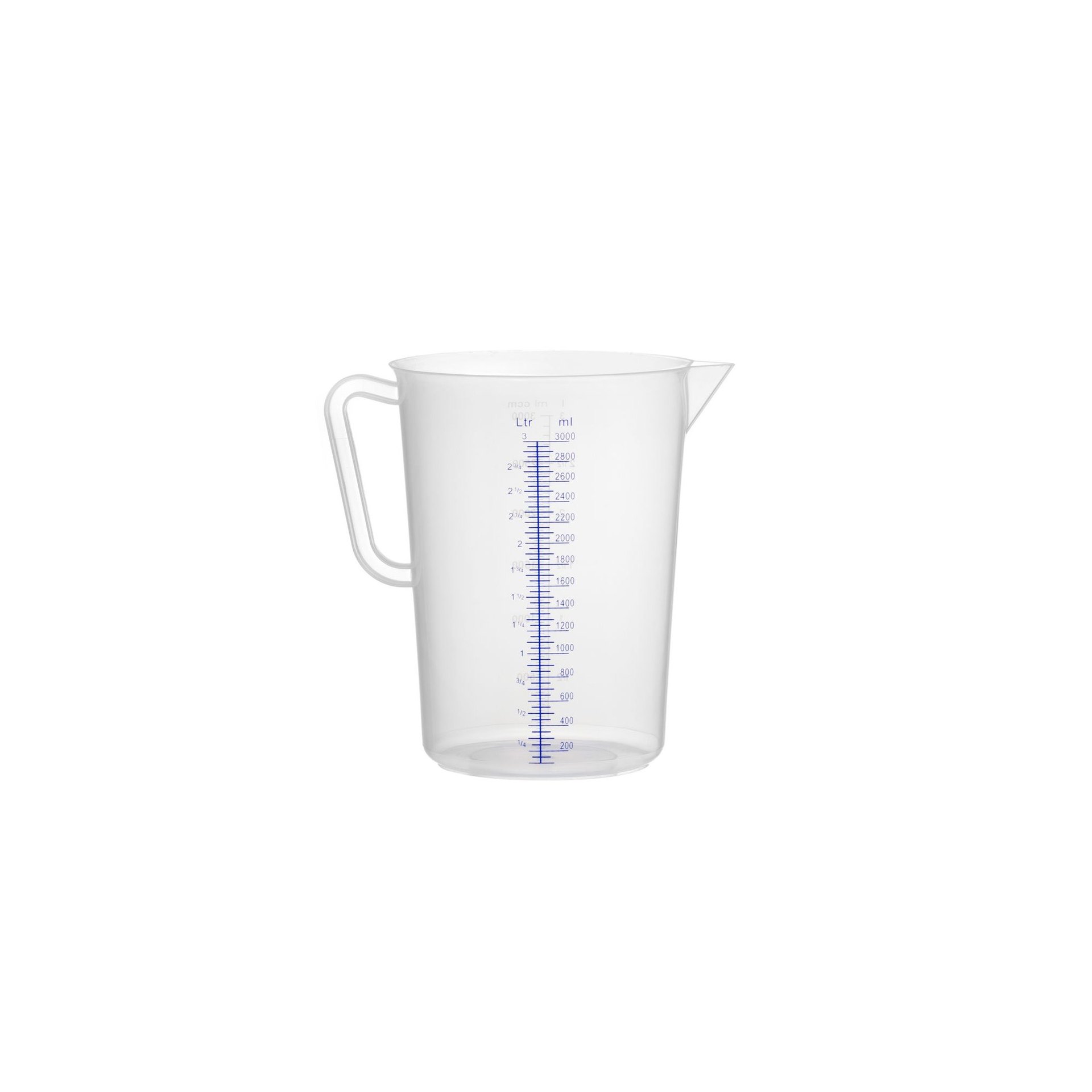 Messbecher, Polyproylen, 3L, ⌀160x(H)240mm Messbecher, Polyproylen, 3L, ⌀160x(H)240mm