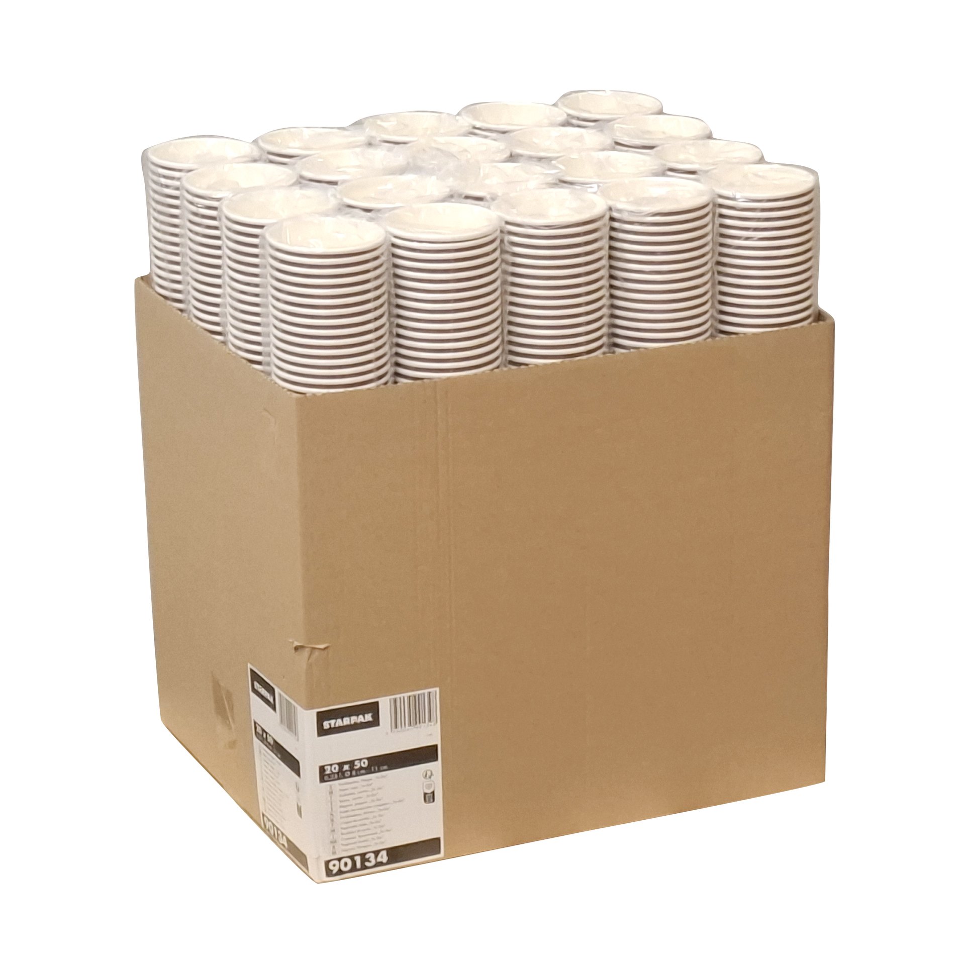 Trinkbecher, Pappe "To Go" 0,25 l Ø 8 cm · 11 cm "Coffee Rings"