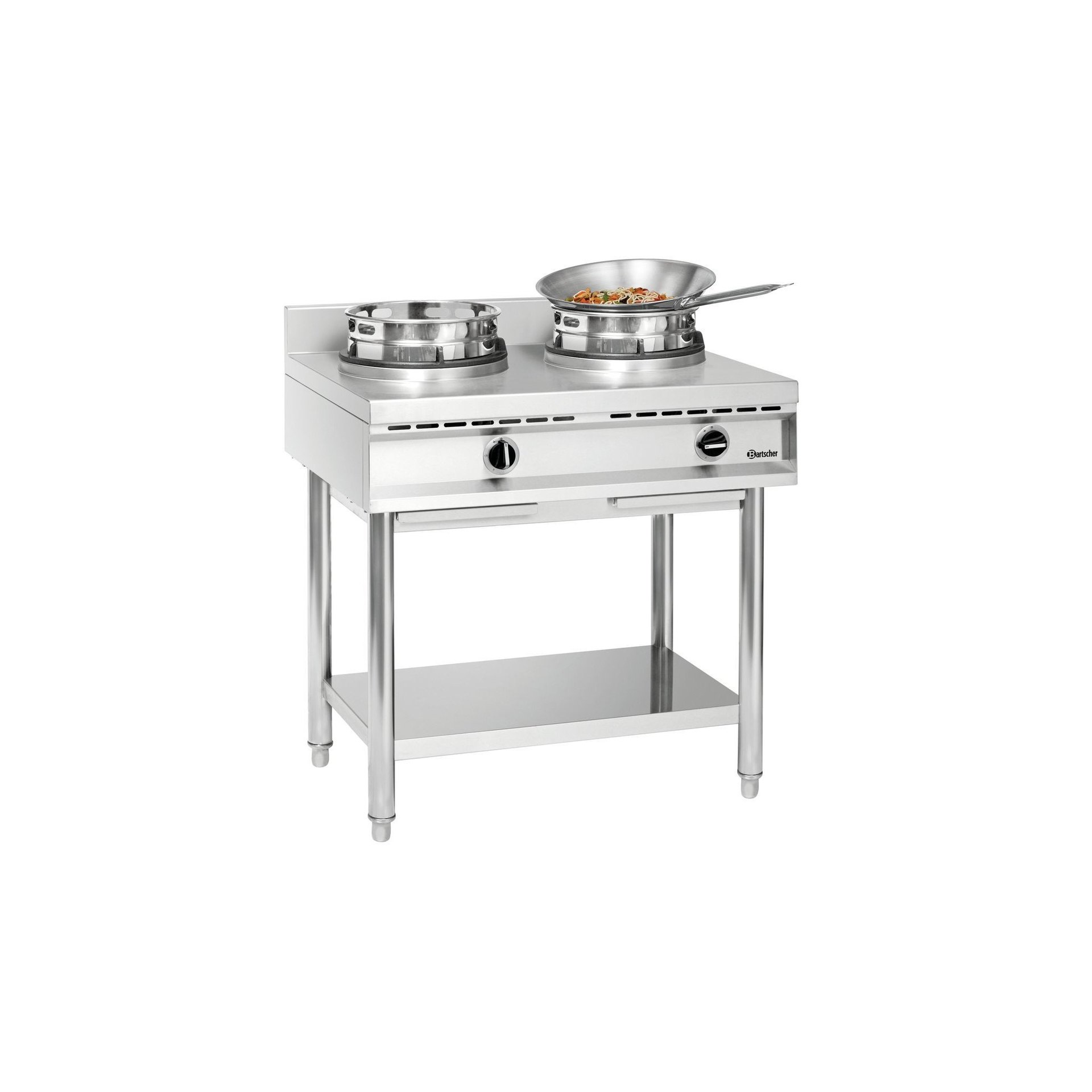 Wok-Herd, 2 Brenner Wok-Herd, 2 Brenner