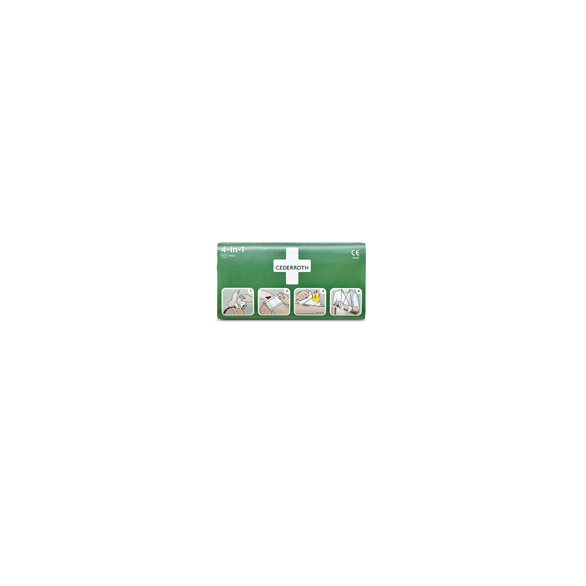 "Cederroth" 4 in 1 Blutstiller Wundverband Set, 3-teilig "Cederroth" 4 in 1 Blutstiller Wundverband Set, 3-teilig