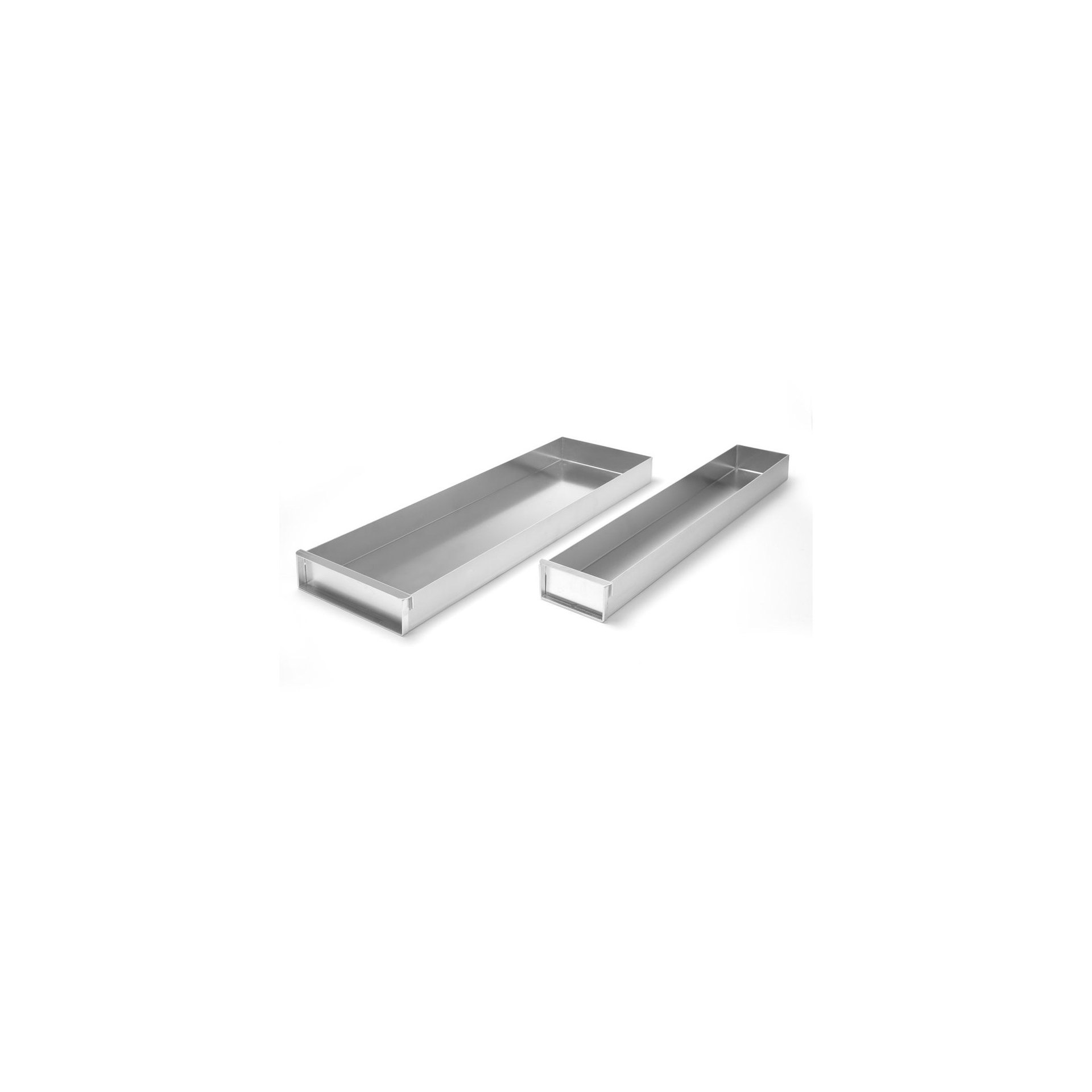 Backblech mit abnehmbarer Seitenwand, 580x100x(H)50mm Backblech mit abnehmbarer Seitenwand, 580x100x(H)50mm