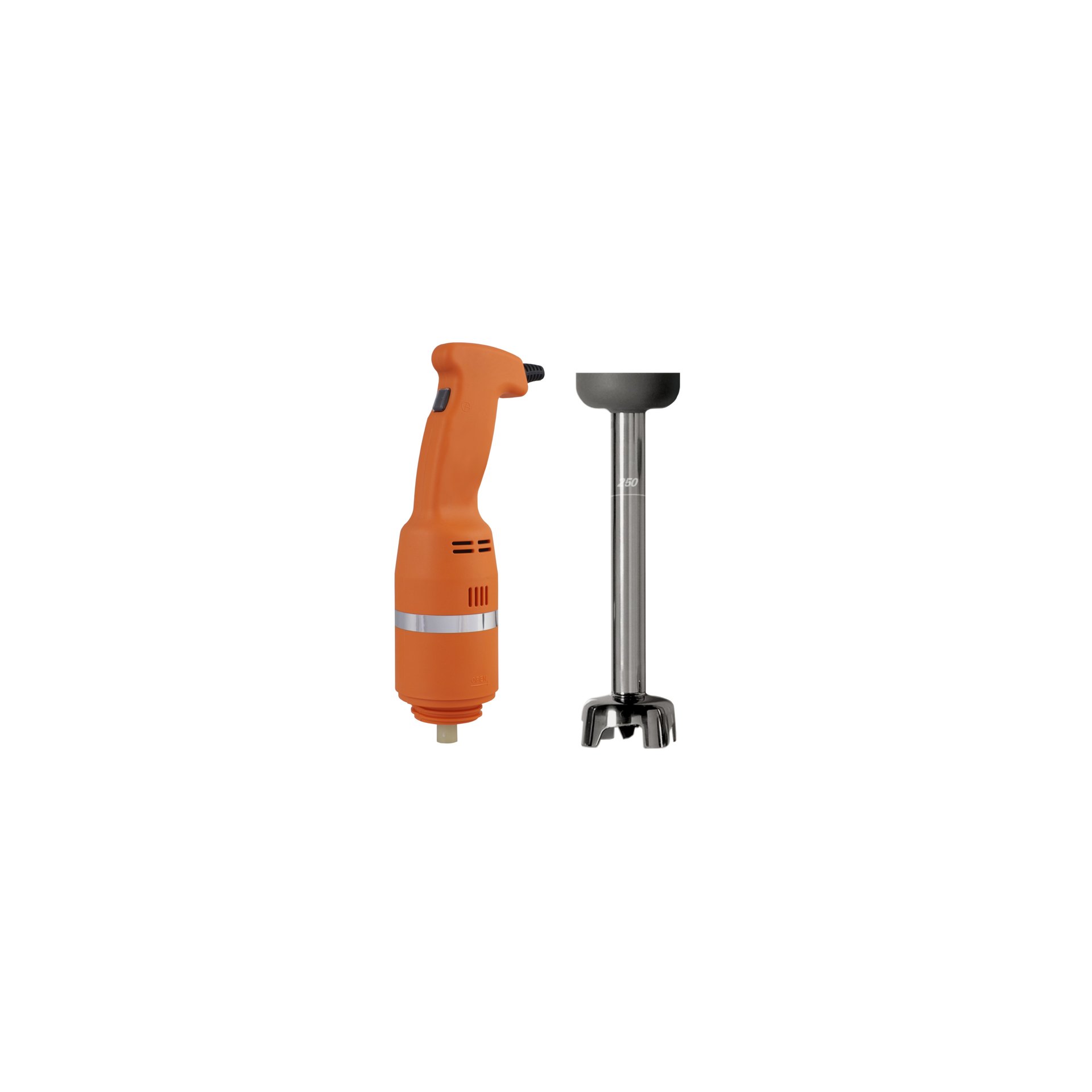 Stabmixer orange, mit Rührstab Stabmixer orange, mit Rührstab