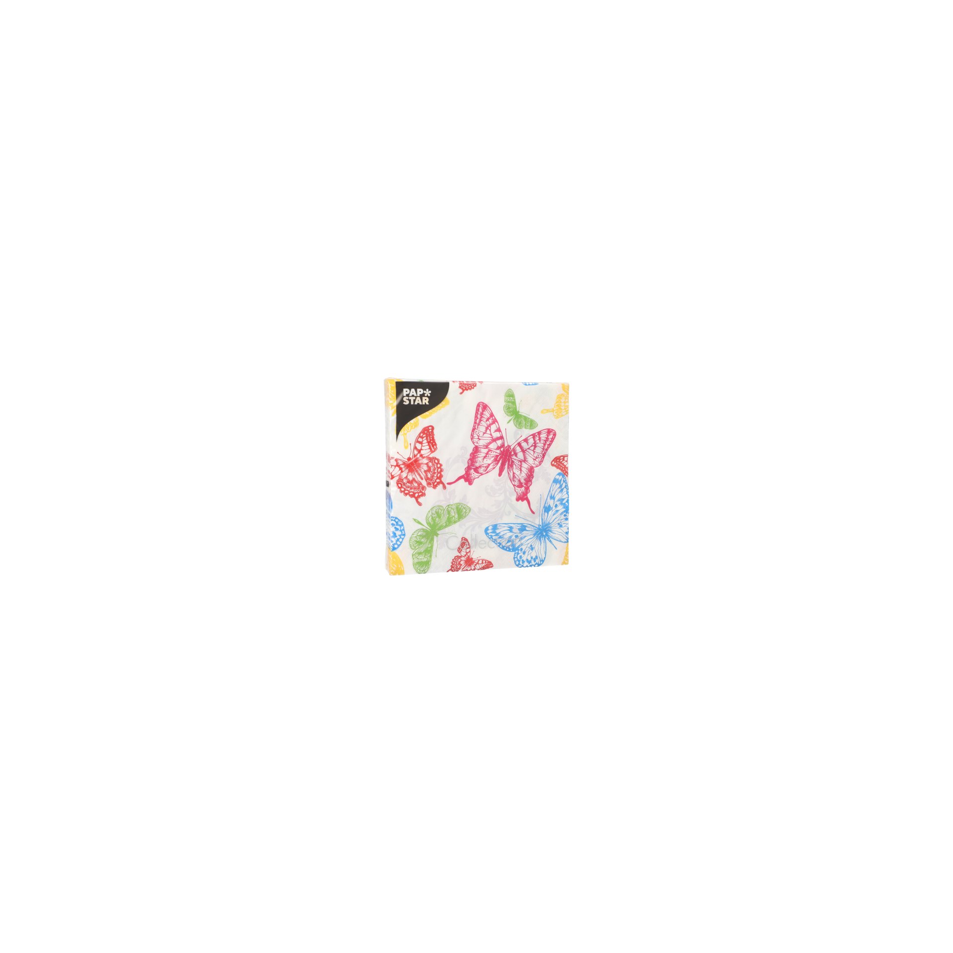 Servietten, 3-lagig 1/4-Falz 33 cm x 33 cm "Delicate Butterflies"