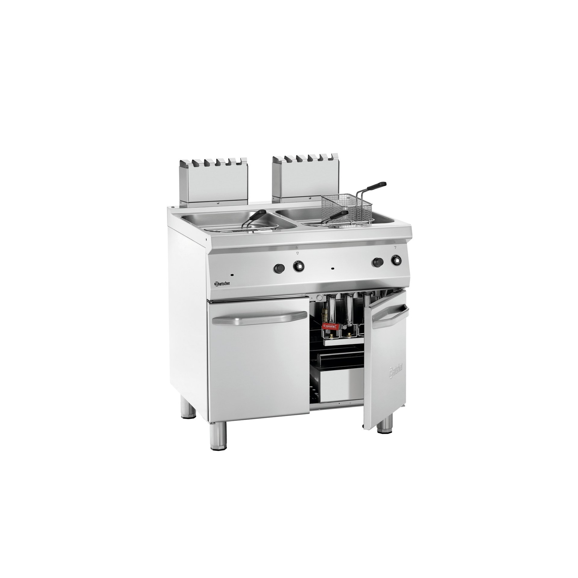 Fritteuse Gas, 700, B800, 2x15L