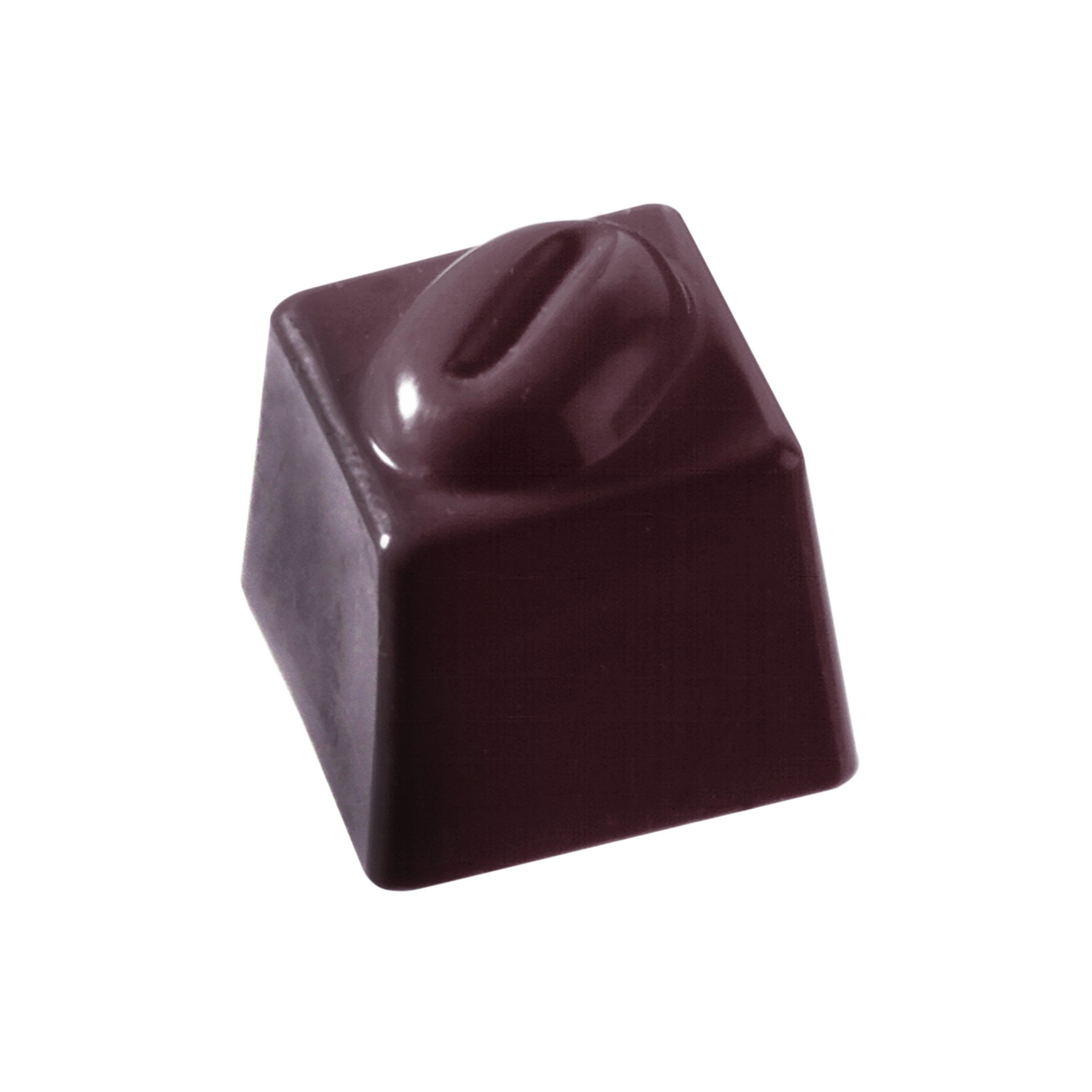 Schokoladen Form - Würfel Kaffeebohne, 25 x 25 x 25 mm
