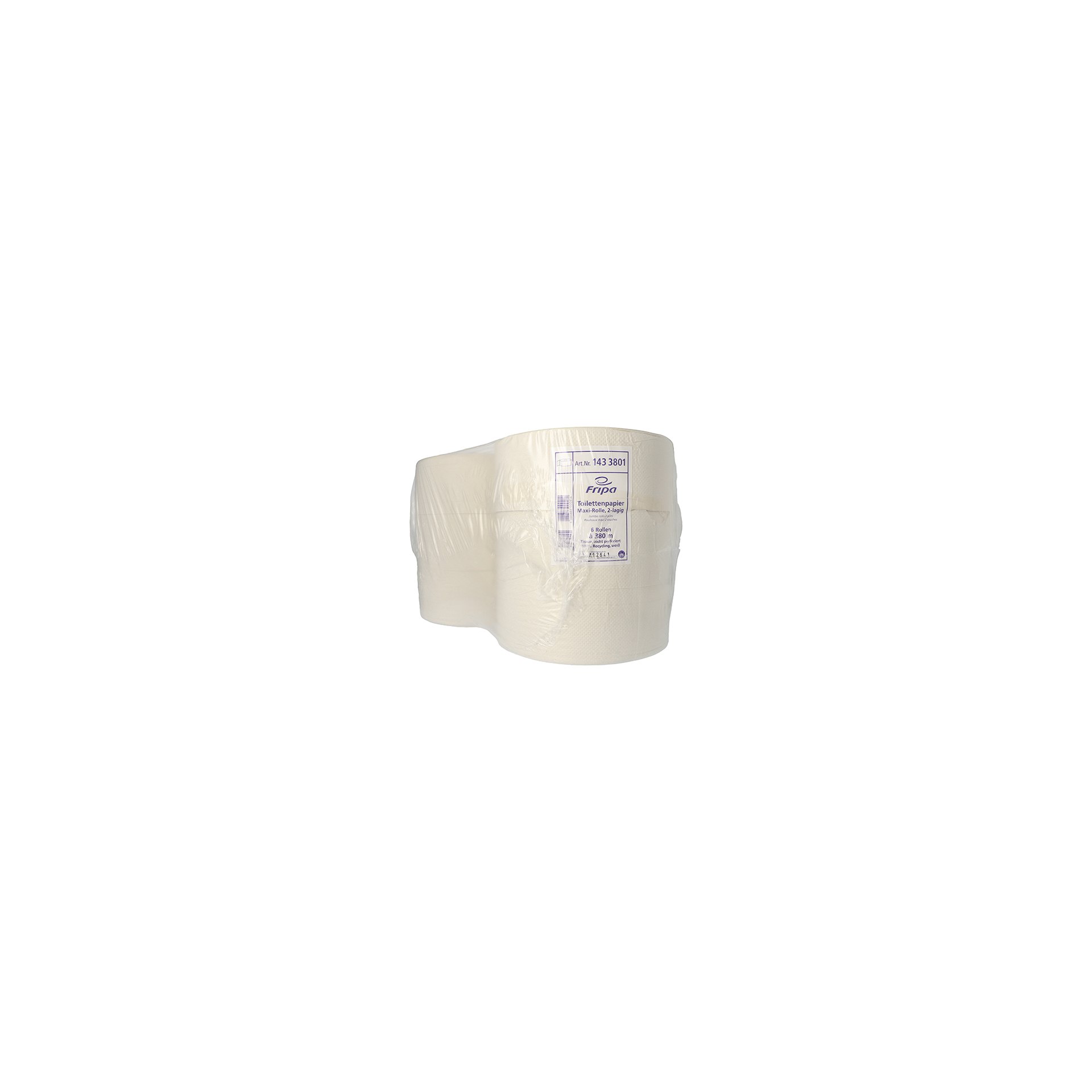 Rollen Toilettenpapier, 2-lagiges Tissue Ø 26 cm · 380 m x 10 cm weiss "Maxi Rollen" Rollen Toilettenpapier, 2-lagiges Tissue Ø 26 cm · 380 m x 10 cm weiss "Maxi Rollen"