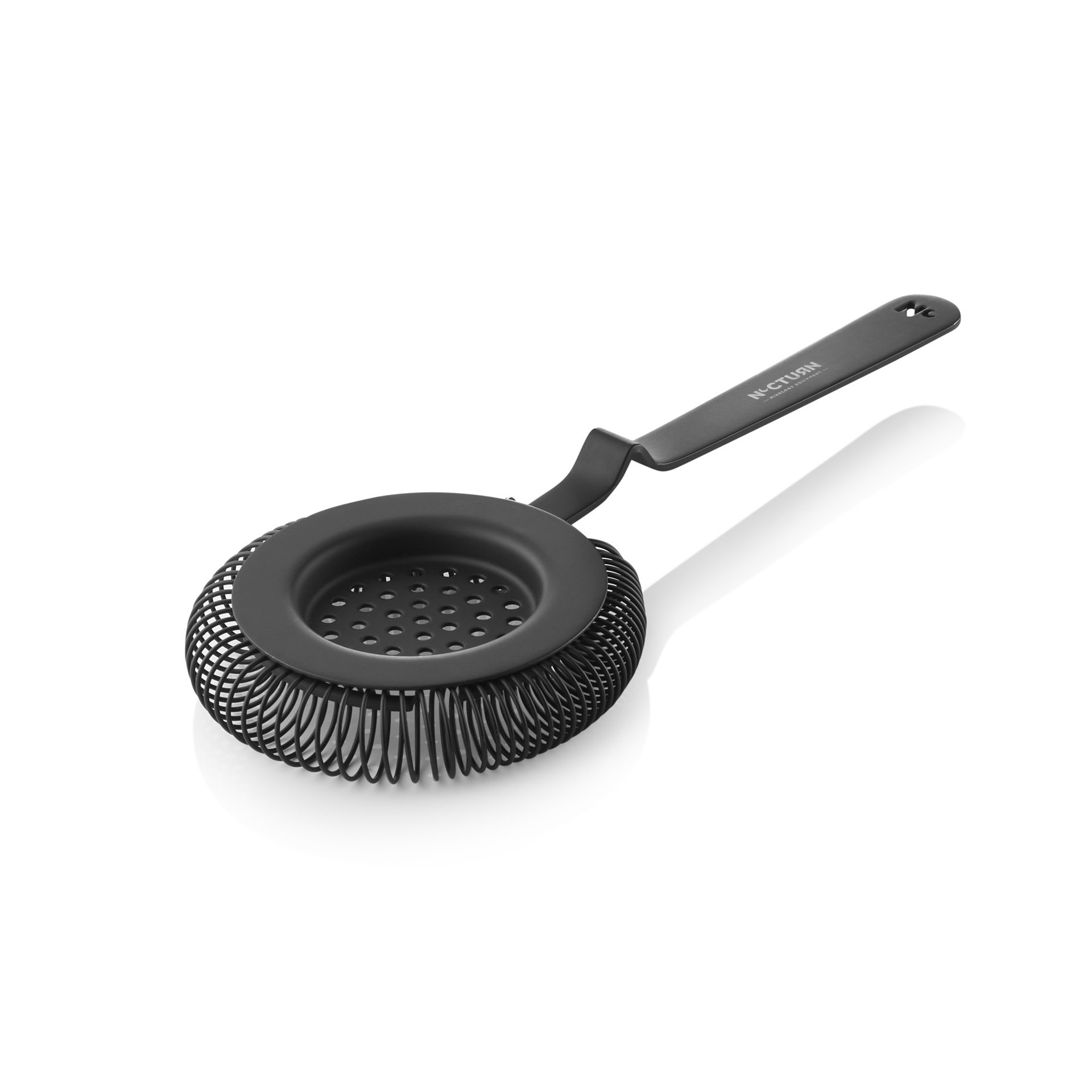 Barsieb NOCTURN mit Feder, Ø 8,5 cm, 20,5 cm, schwarz matt Barsieb NOCTURN mit Feder, Ø 8,5 cm, 20,5 cm, schwarz matt