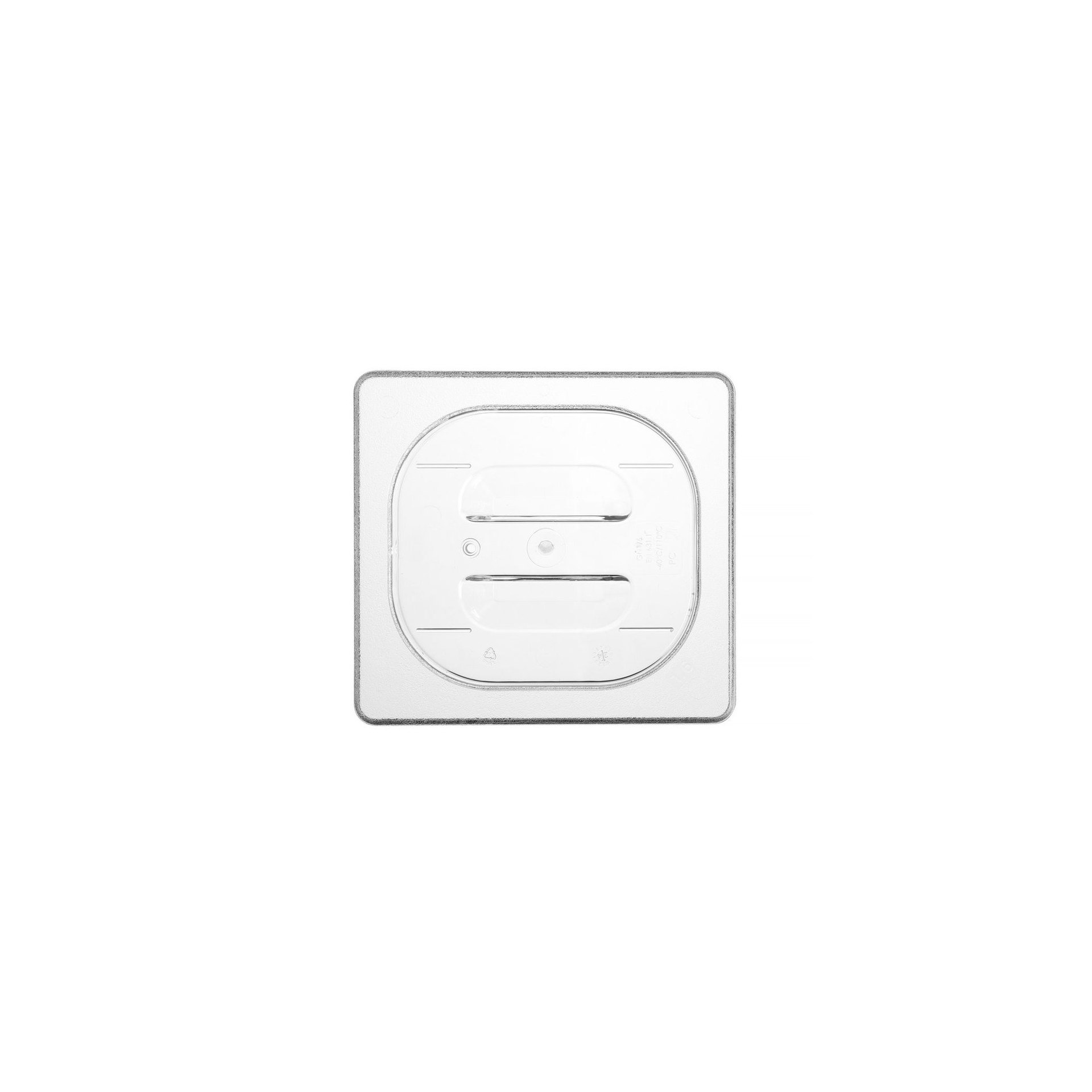 Gastronorm-Deckel, GN 1/6, Transparent, 176x162mm